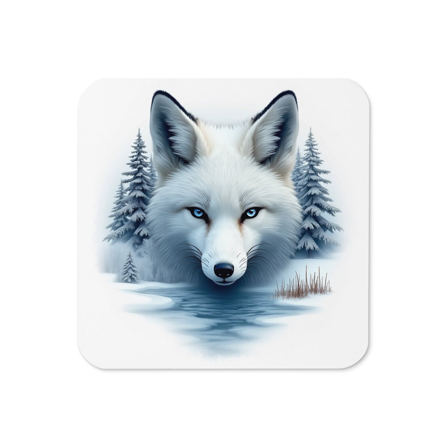 Majestic Fox Cork - Back Coaster - Coasters - Discovery Co.