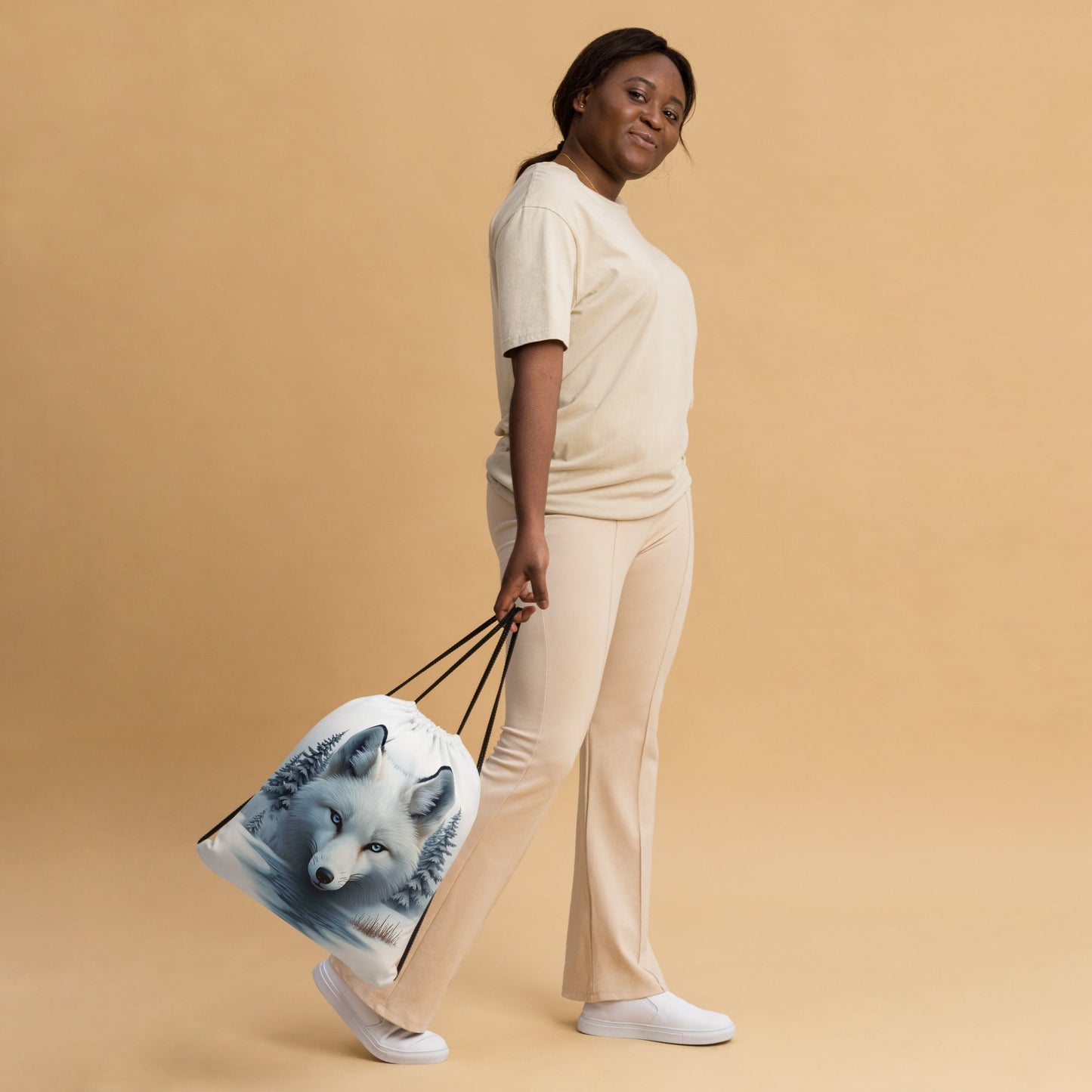 Majestic Fox Drawstring Bag - Drawstring Bag - Discovery Co.