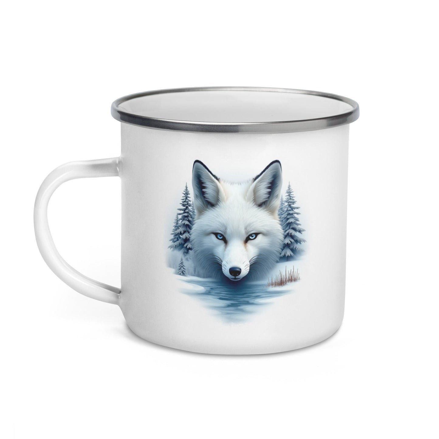 Majestic Fox Enamel Mug - Mugs - Discovery Co.