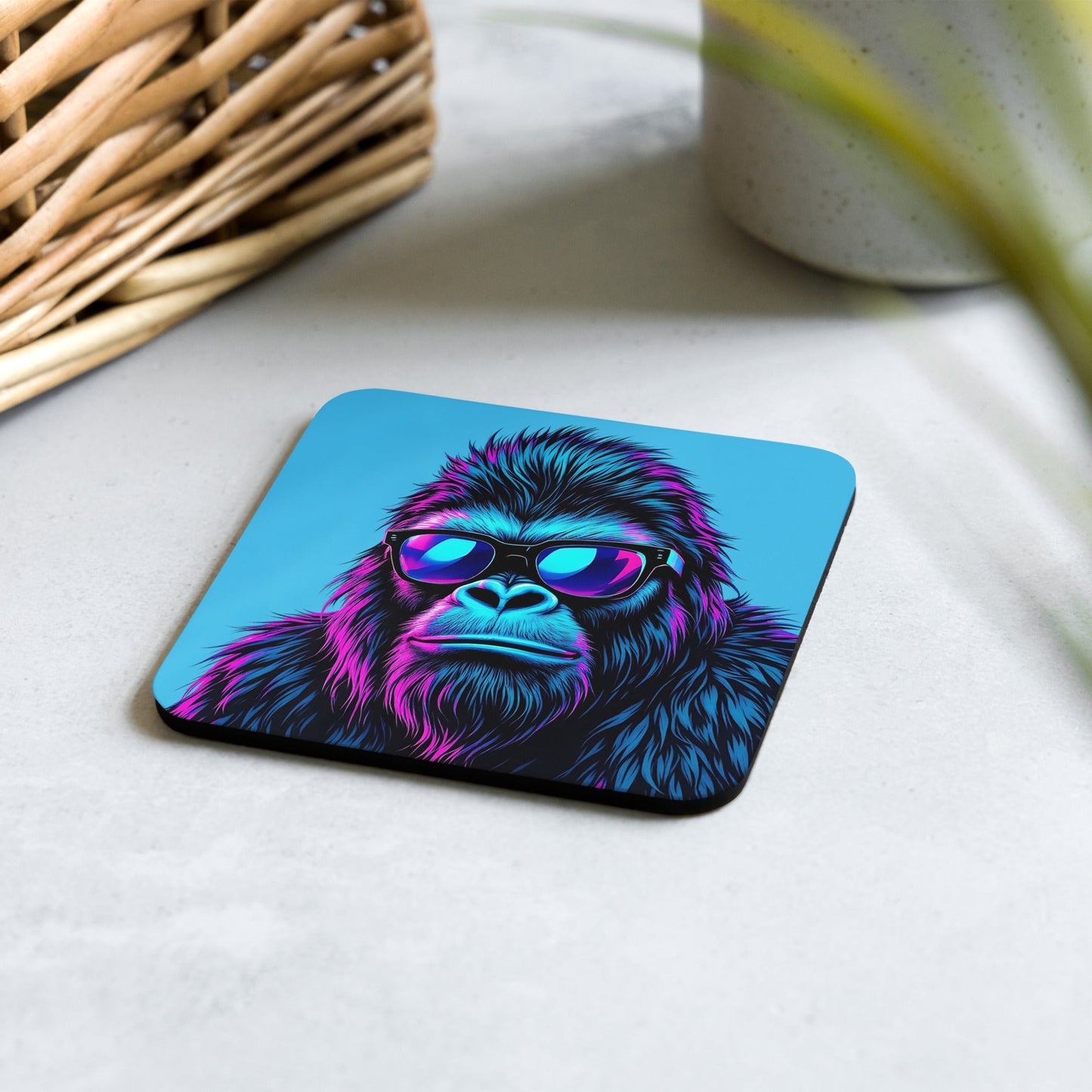 Monkey Cork - Back Coaster - Coasters - Discovery Co.