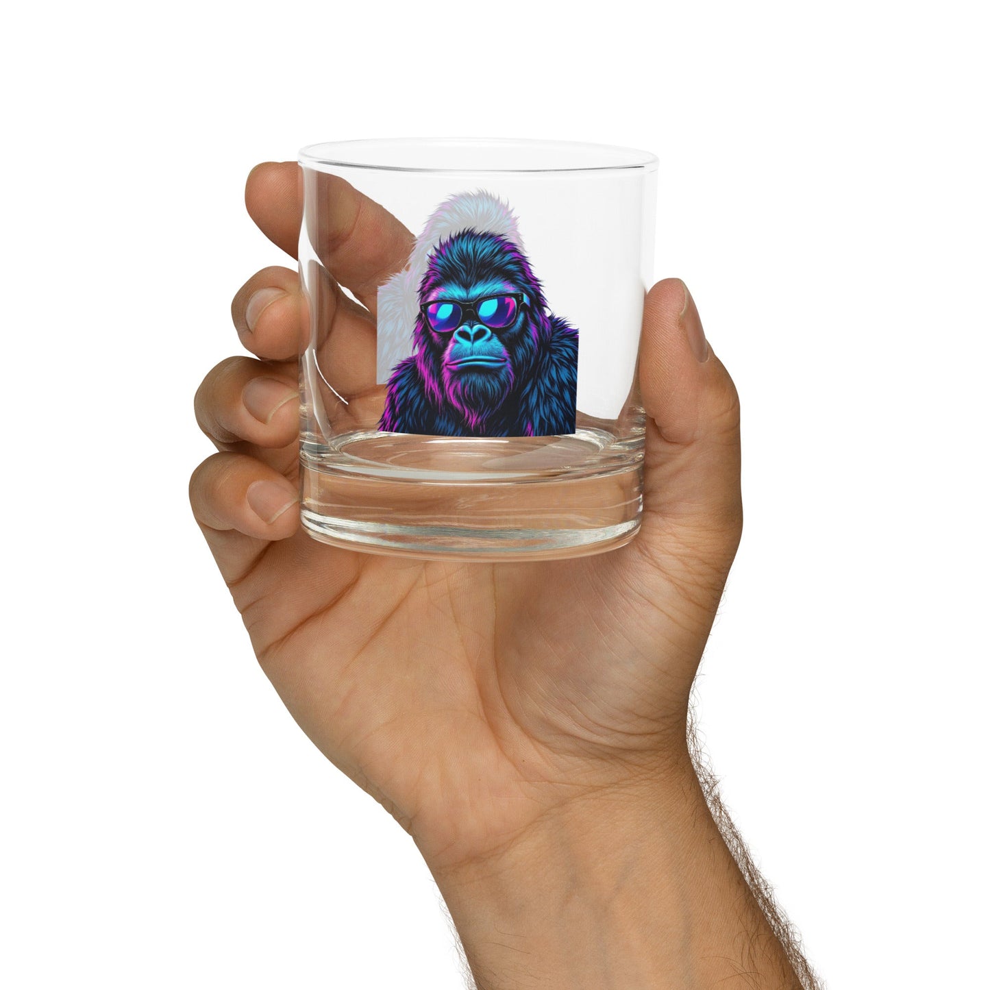 Monkey Rocks Glass - Rocks Glass - Discovery Co.