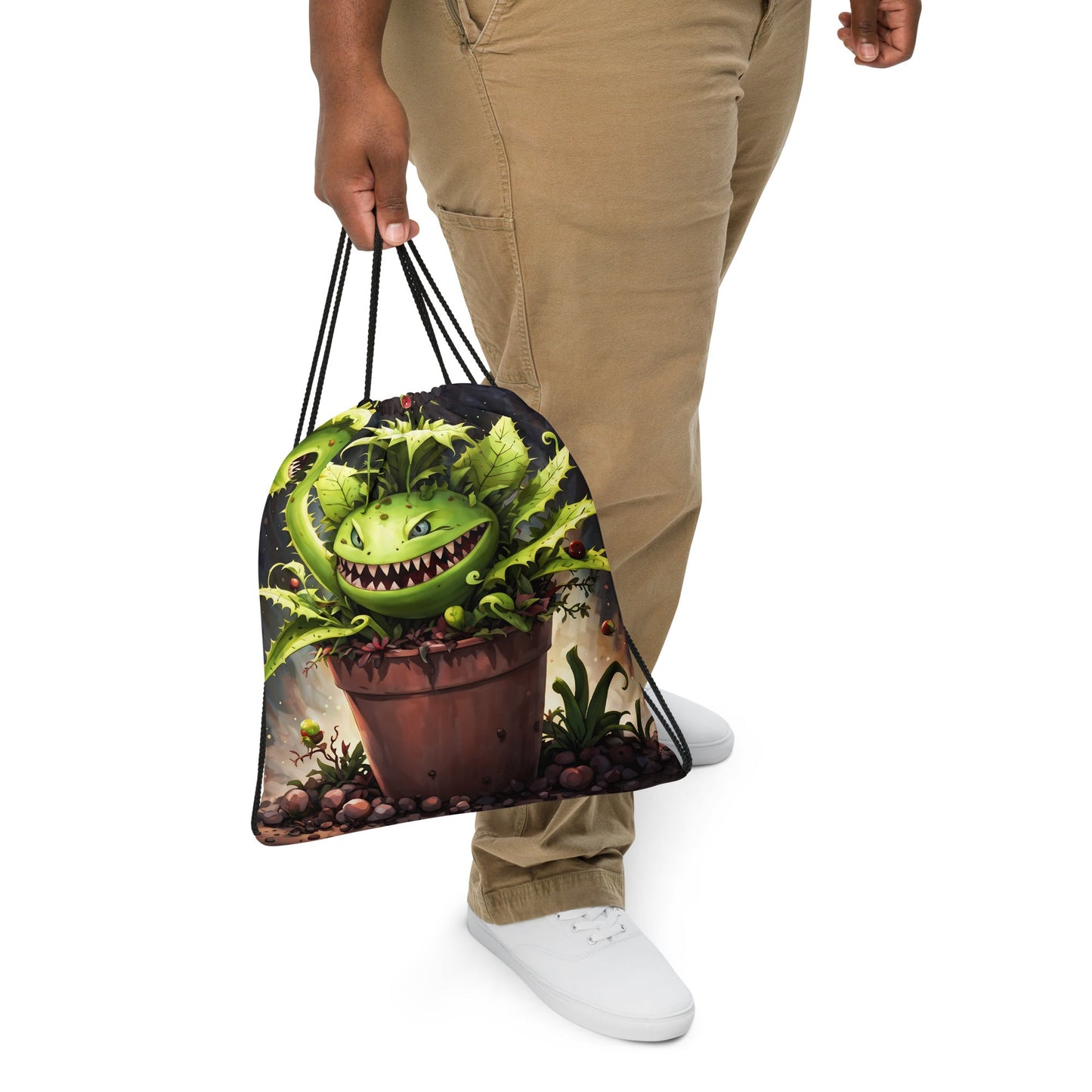 Monster Venus Flytrap Drawstring Bag - Drawstring Bag - Discovery Co.