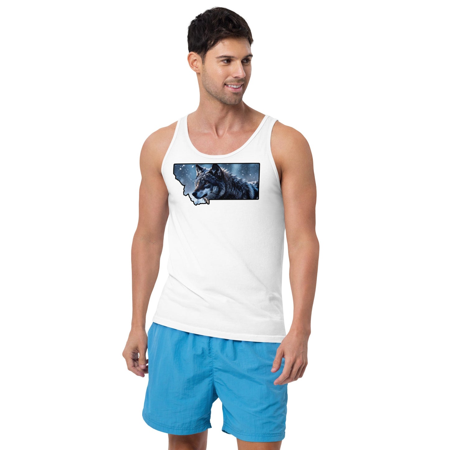 Montana Wolf Men's Tank Top - Men's Shirts - Discovery Co.