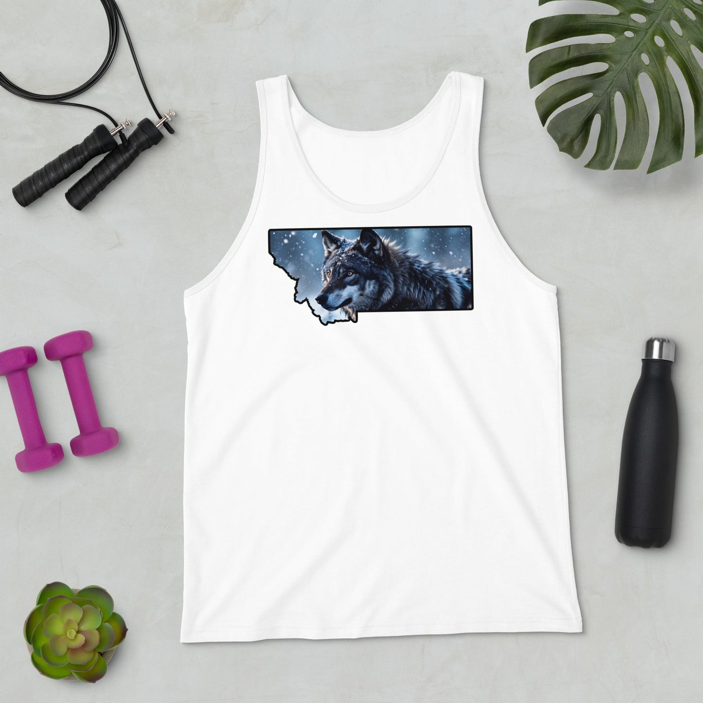 Montana Wolf Men's Tank Top - Men's Shirts - Discovery Co.