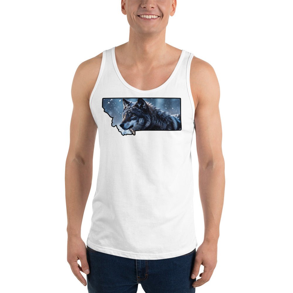 Montana Wolf Men's Tank Top - Men's Shirts - Discovery Co.