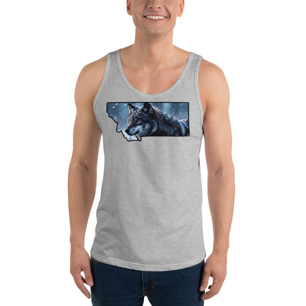 Montana Wolf Men's Tank Top - Men's Shirts - Discovery Co.