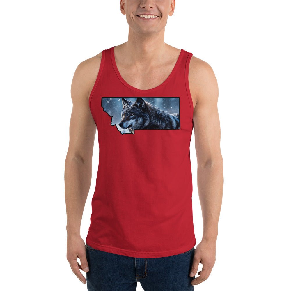 Montana Wolf Men's Tank Top - Men's Shirts - Discovery Co.