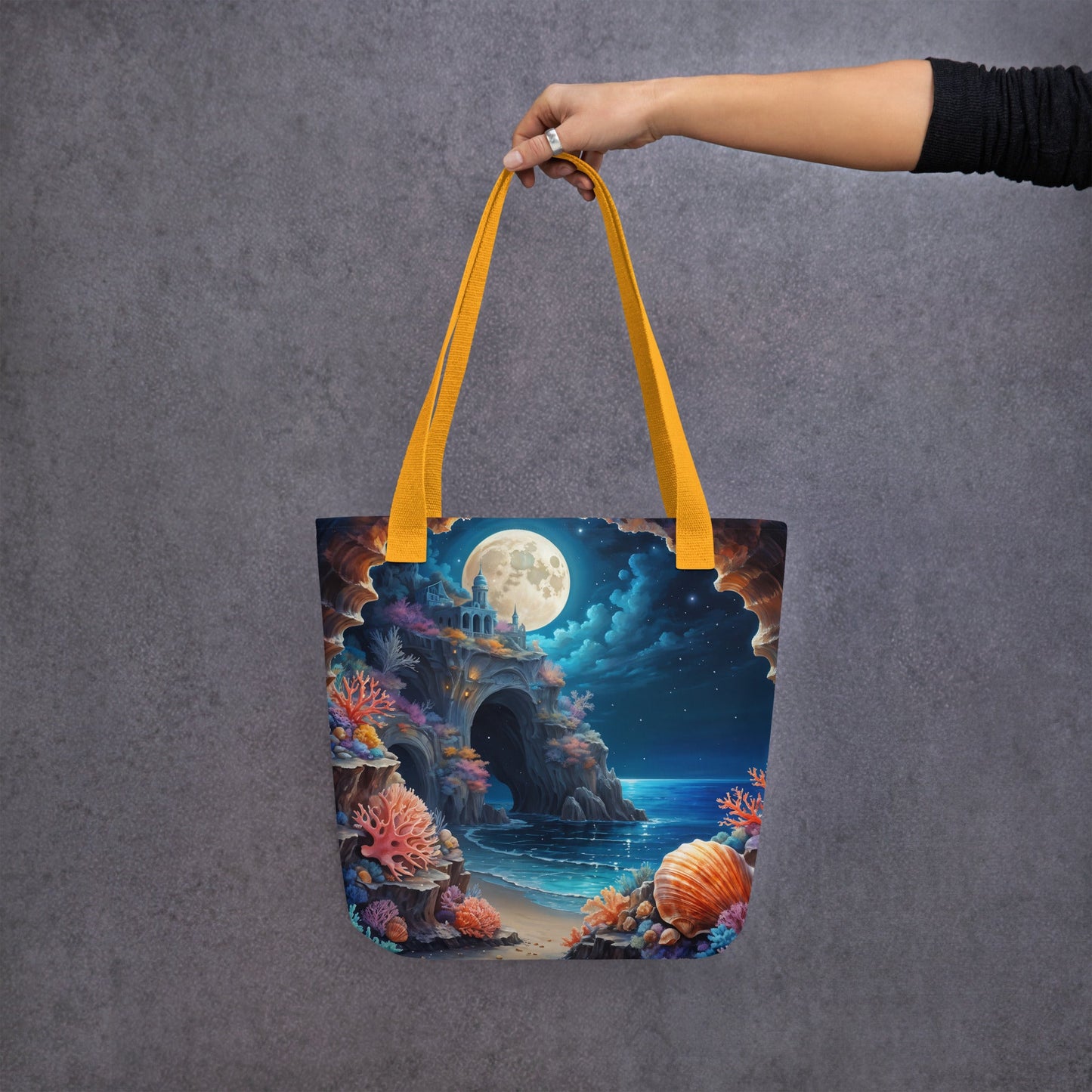 Moonlit Cave II Tote Bag - Tote Bags - Discovery Co.