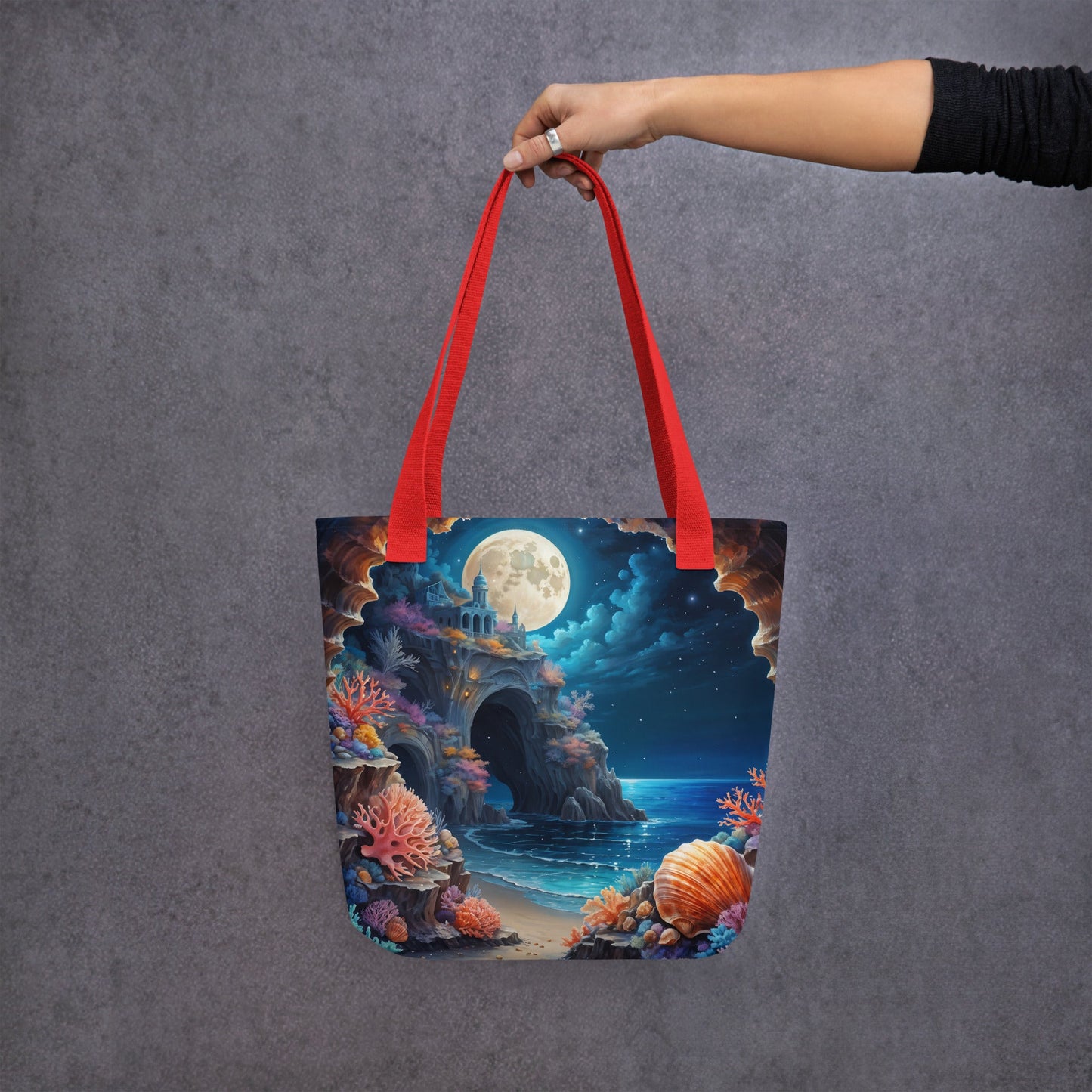 Moonlit Cave II Tote Bag - Tote Bags - Discovery Co.