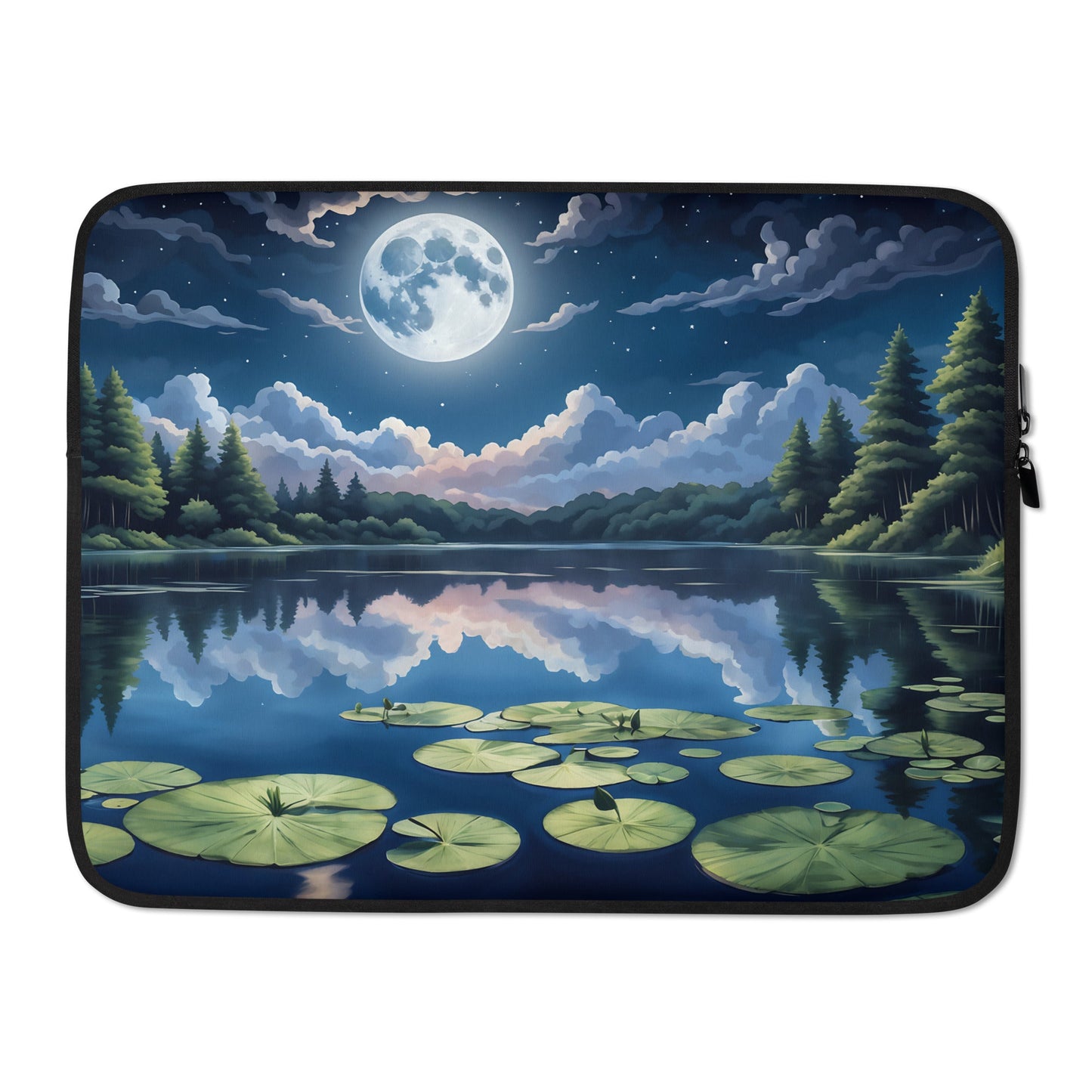 Moonlit Lake Laptop Sleeve - Laptop Cases - Discovery Co.
