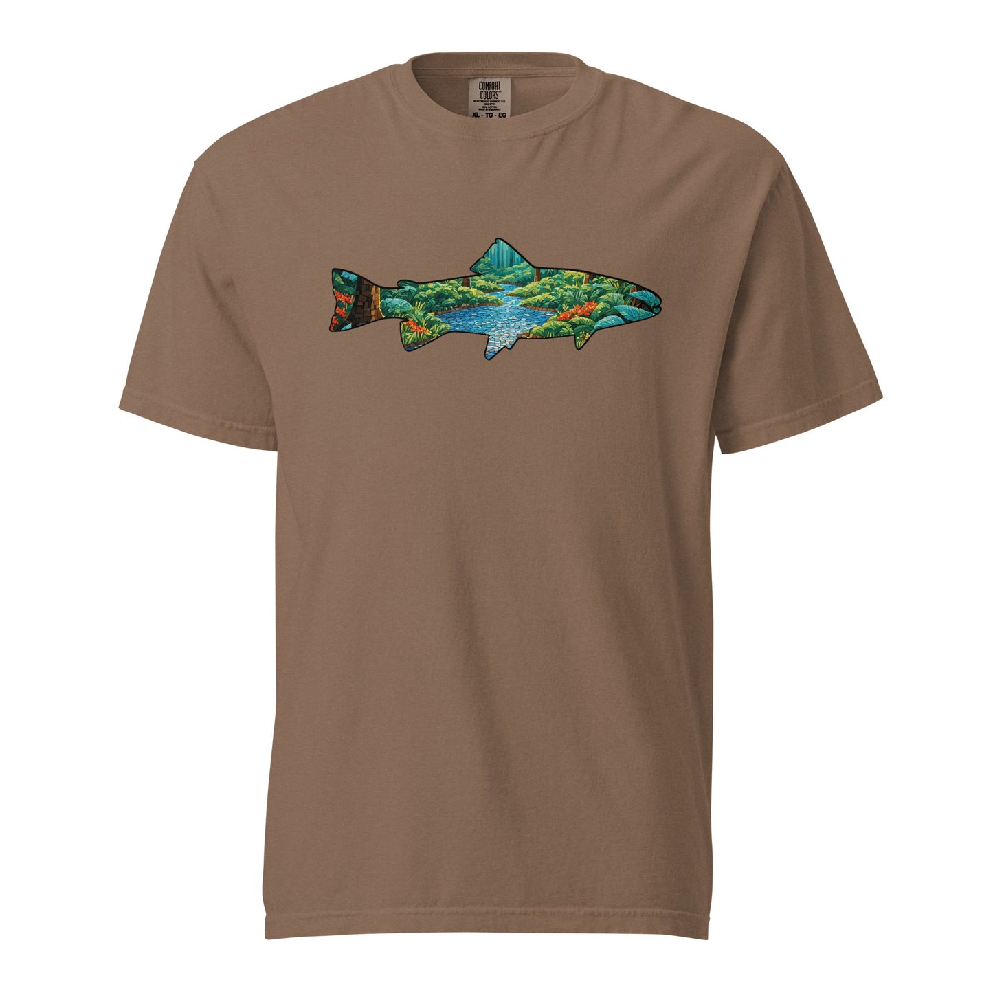 Mosaic Forest Trout Women's (Unisex) Premium Tee - Women's Shirts - Discovery Co.