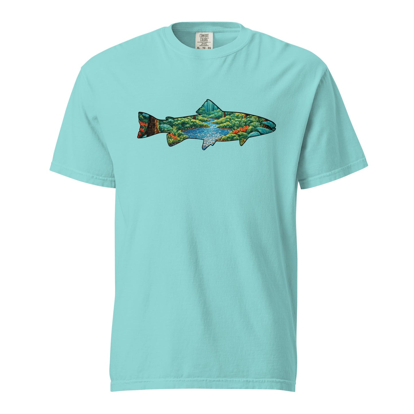 Mosaic Forest Trout Women's (Unisex) Premium Tee - Women's Shirts - Discovery Co.