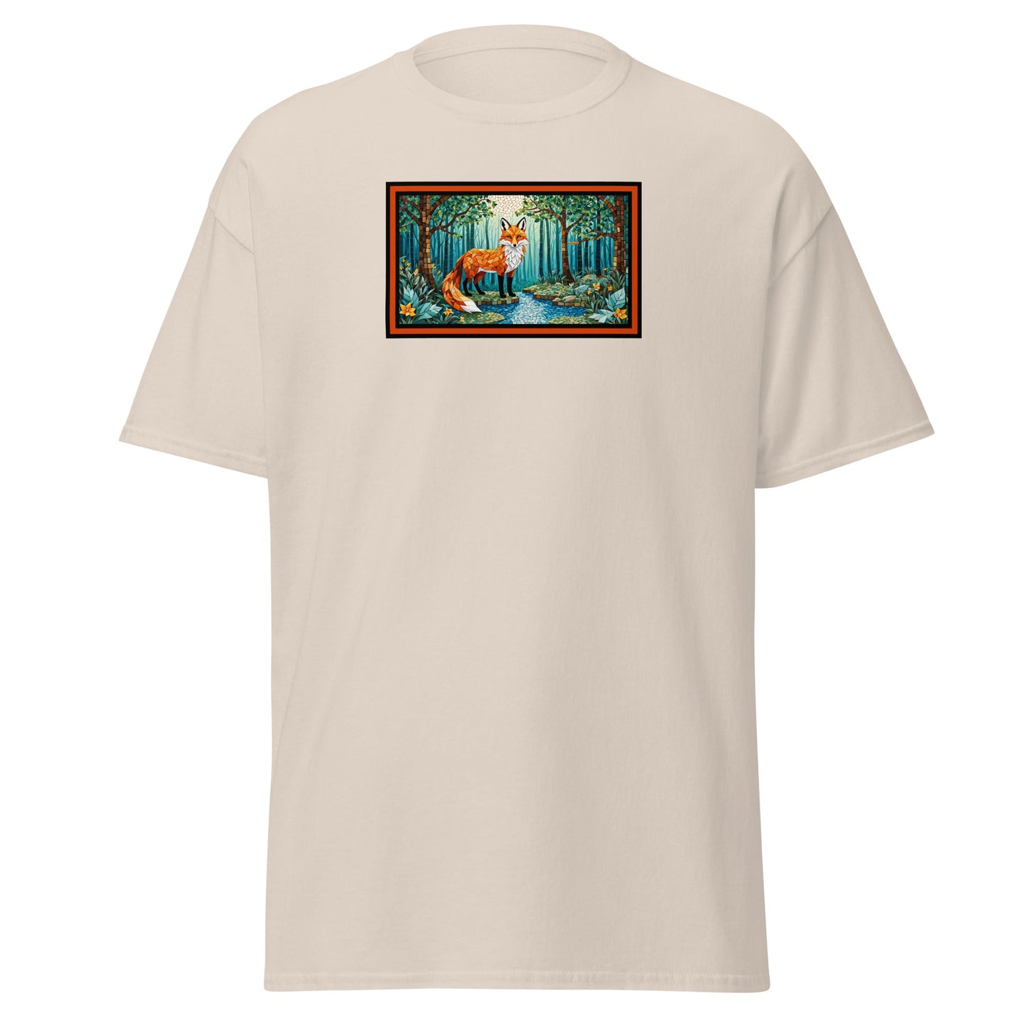 Mosaic Fox By The River Women's (Unisex) Classic Tee - Women's Shirts - Discovery Co.
