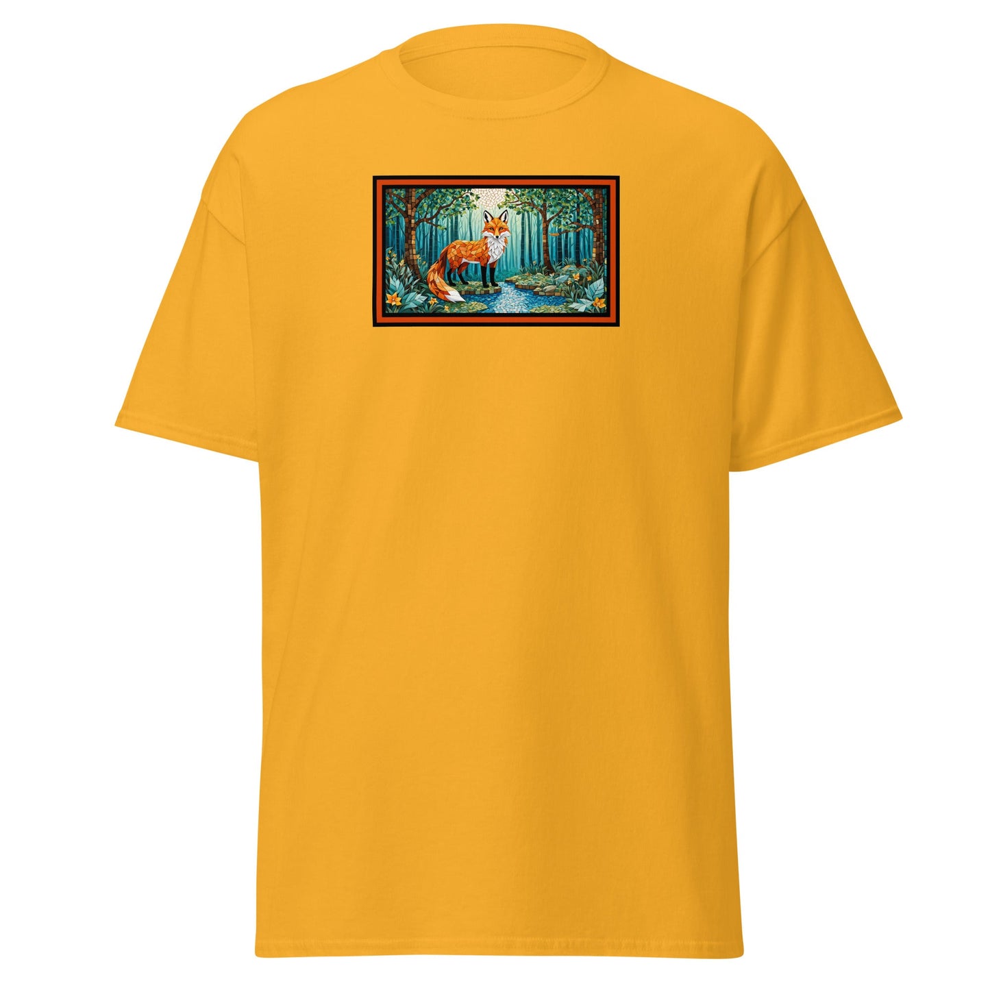 Mosaic Fox By The River Women's (Unisex) Classic Tee - Women's Shirts - Discovery Co.