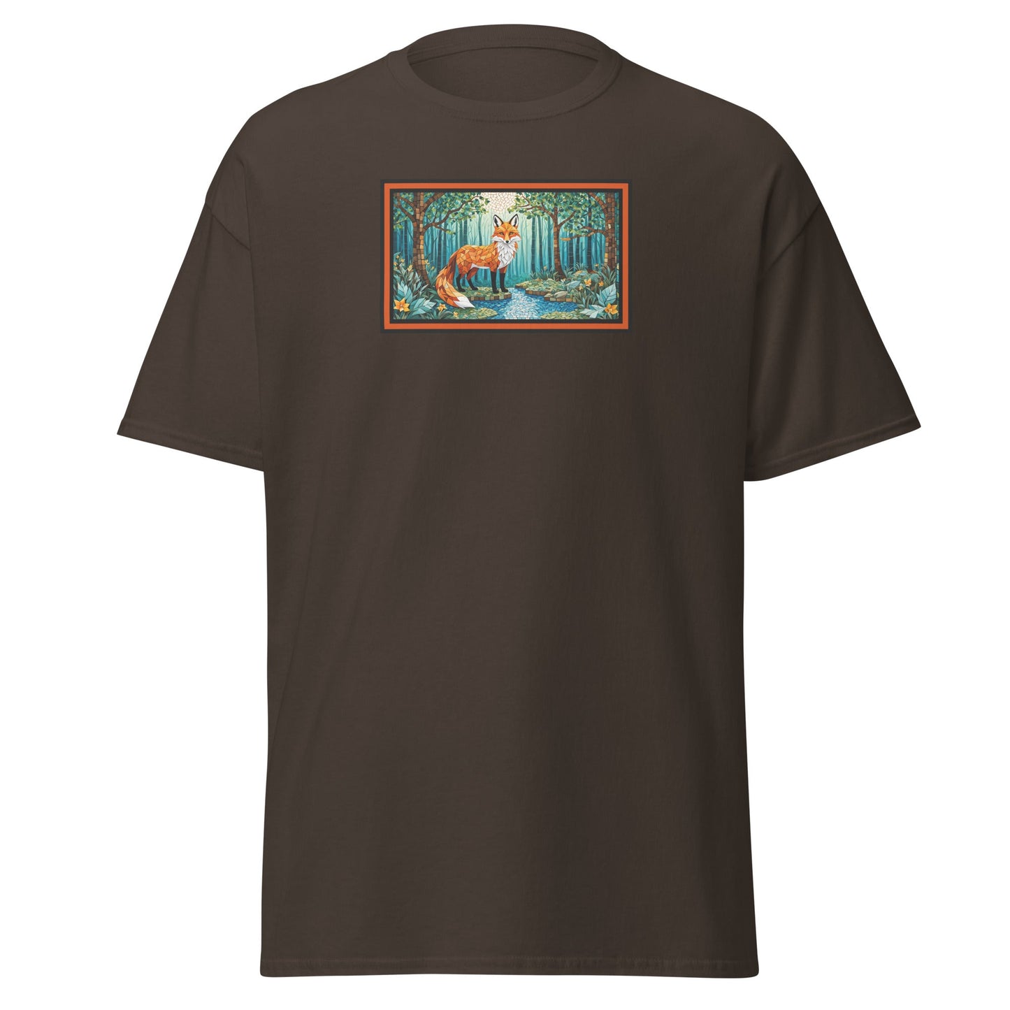 Mosaic Fox By The River Women's (Unisex) Classic Tee - Women's Shirts - Discovery Co.
