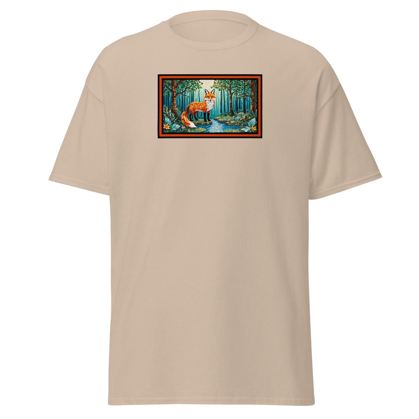 Mosaic Fox By The River Women's (Unisex) Classic Tee - Women's Shirts - Discovery Co.