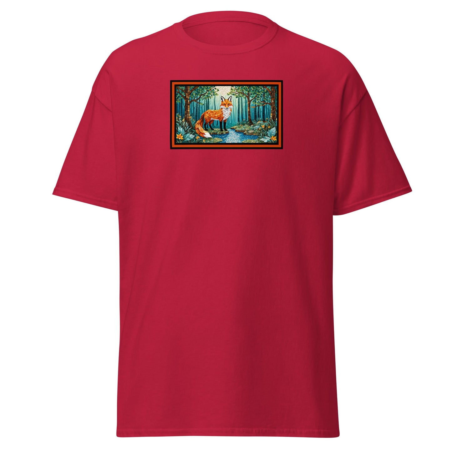 Mosaic Fox By The River Women's (Unisex) Classic Tee - Women's Shirts - Discovery Co.