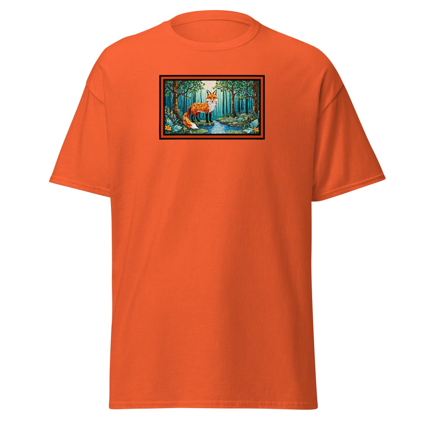 Mosaic Fox By The River Women's (Unisex) Classic Tee - Women's Shirts - Discovery Co.