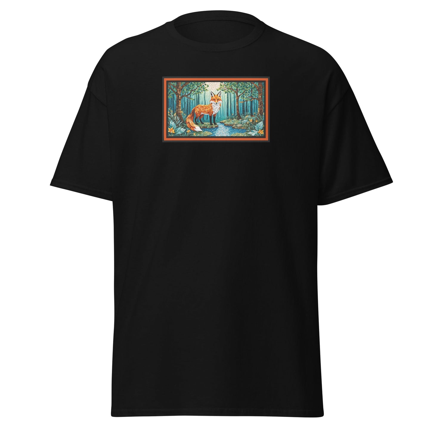 Mosaic Fox By The River Women's (Unisex) Classic Tee - Women's Shirts - Discovery Co.