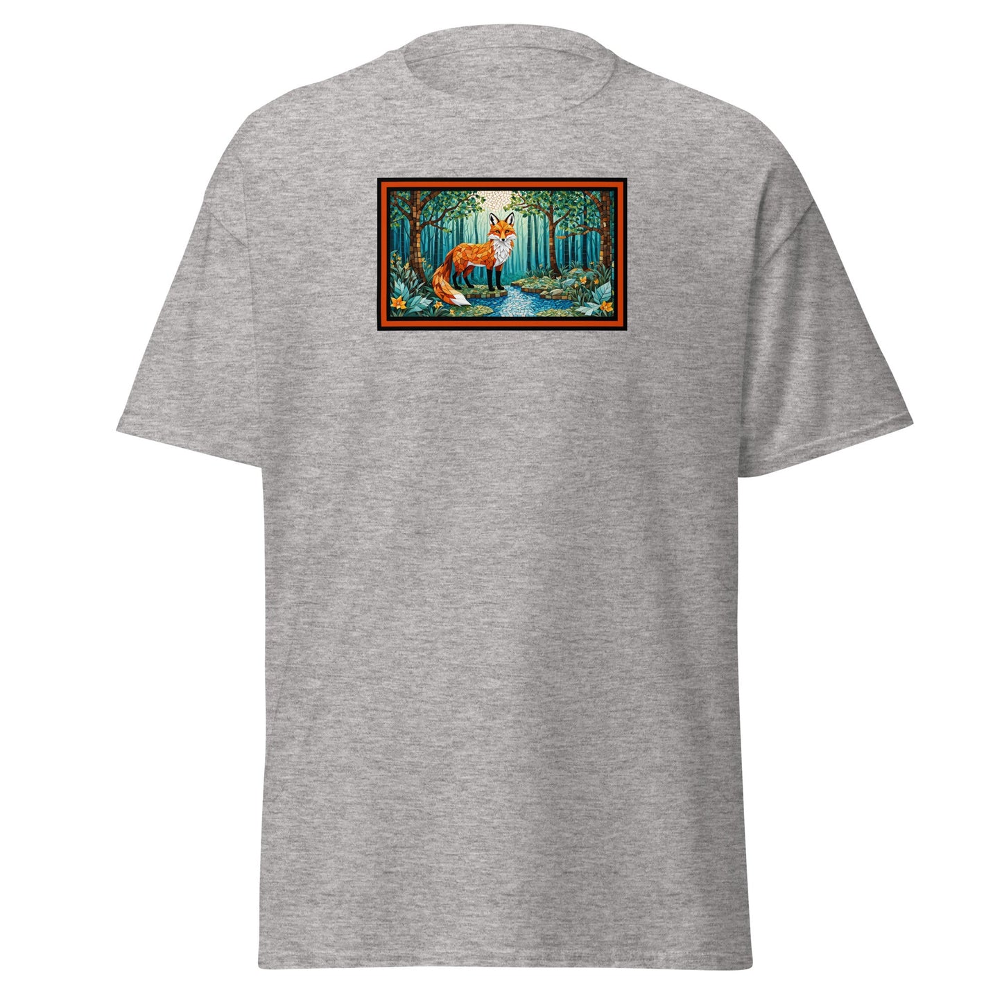 Mosaic Fox By The River Women's (Unisex) Classic Tee - Women's Shirts - Discovery Co.