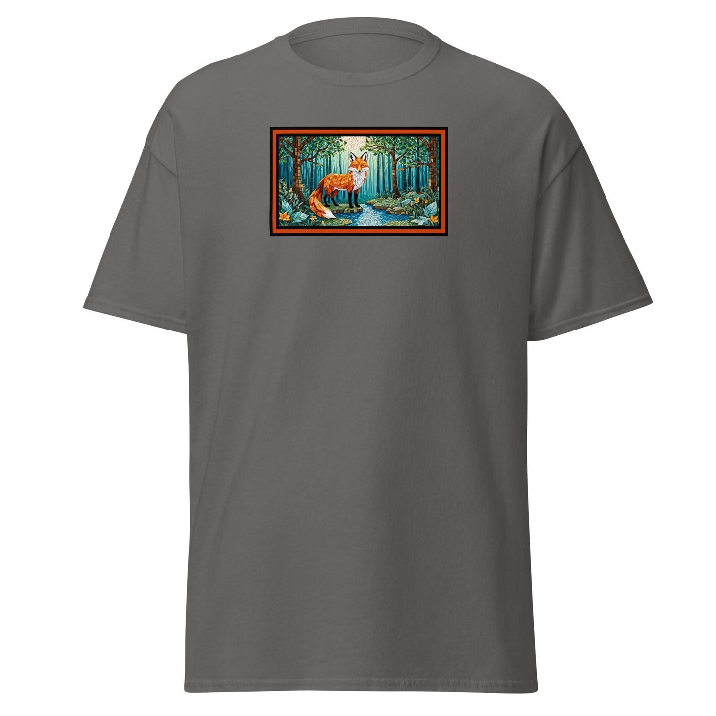 Mosaic Fox By The River Women's (Unisex) Classic Tee - Women's Shirts - Discovery Co.