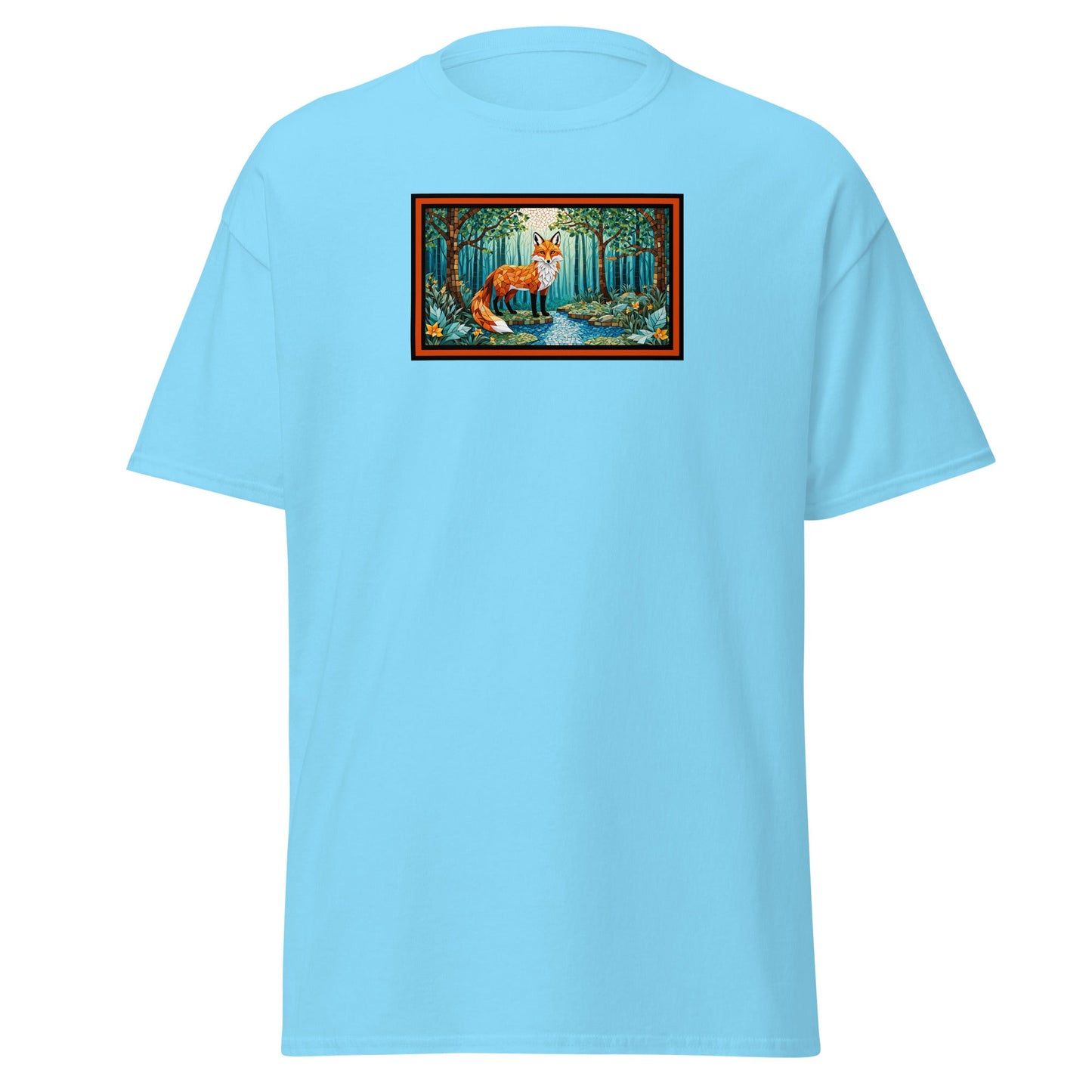Mosaic Fox By The River Women's (Unisex) Classic Tee - Women's Shirts - Discovery Co.