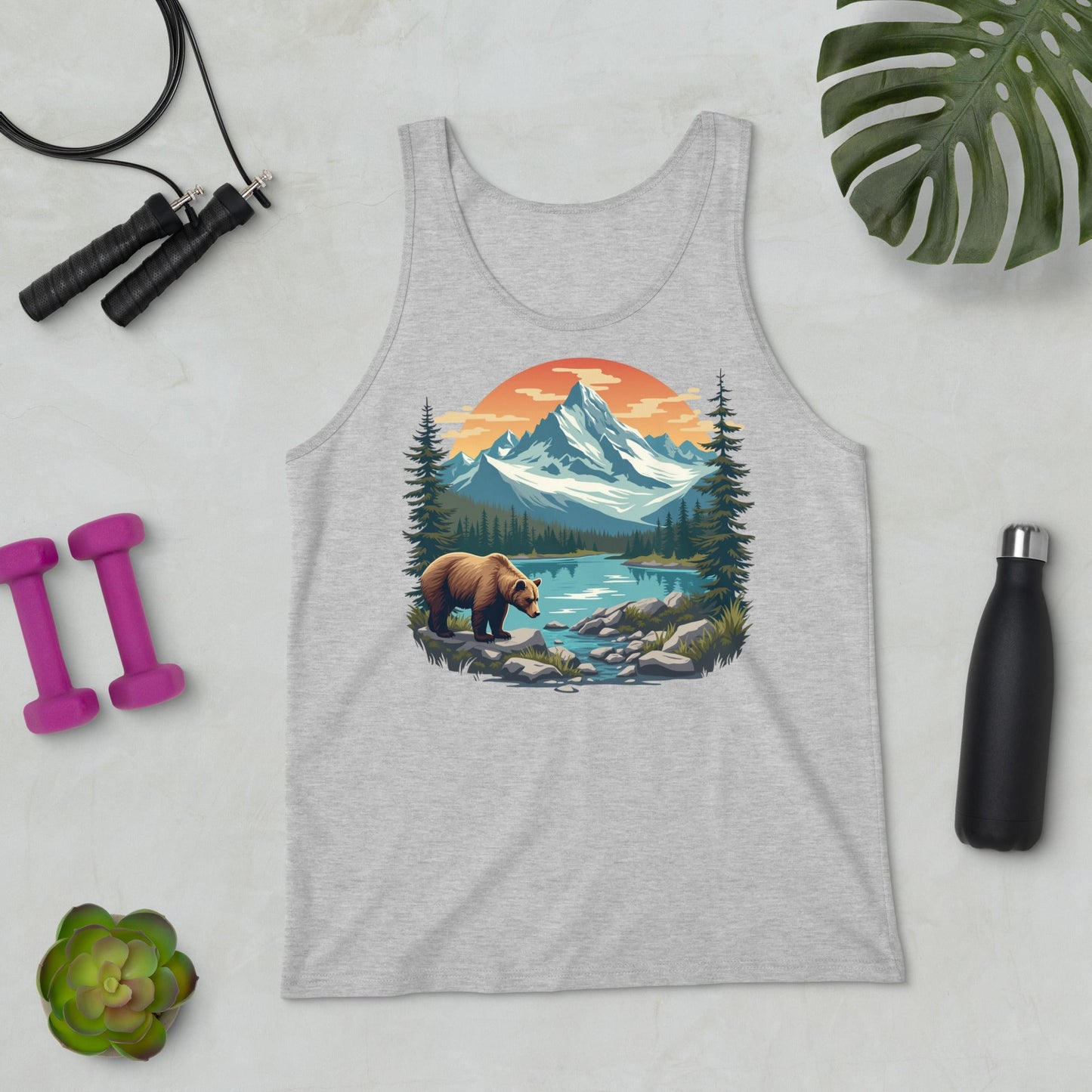 Mountain Bear Men's Tank Top - Men's Shirts - Discovery Co.