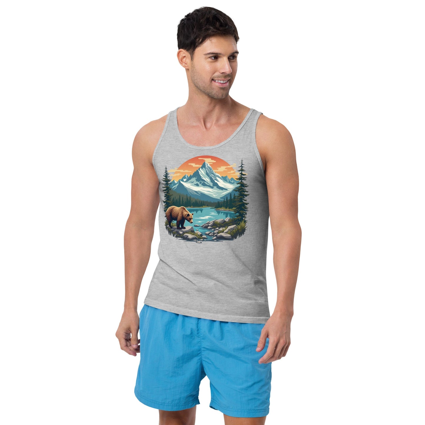 Mountain Bear Men's Tank Top - Men's Shirts - Discovery Co.