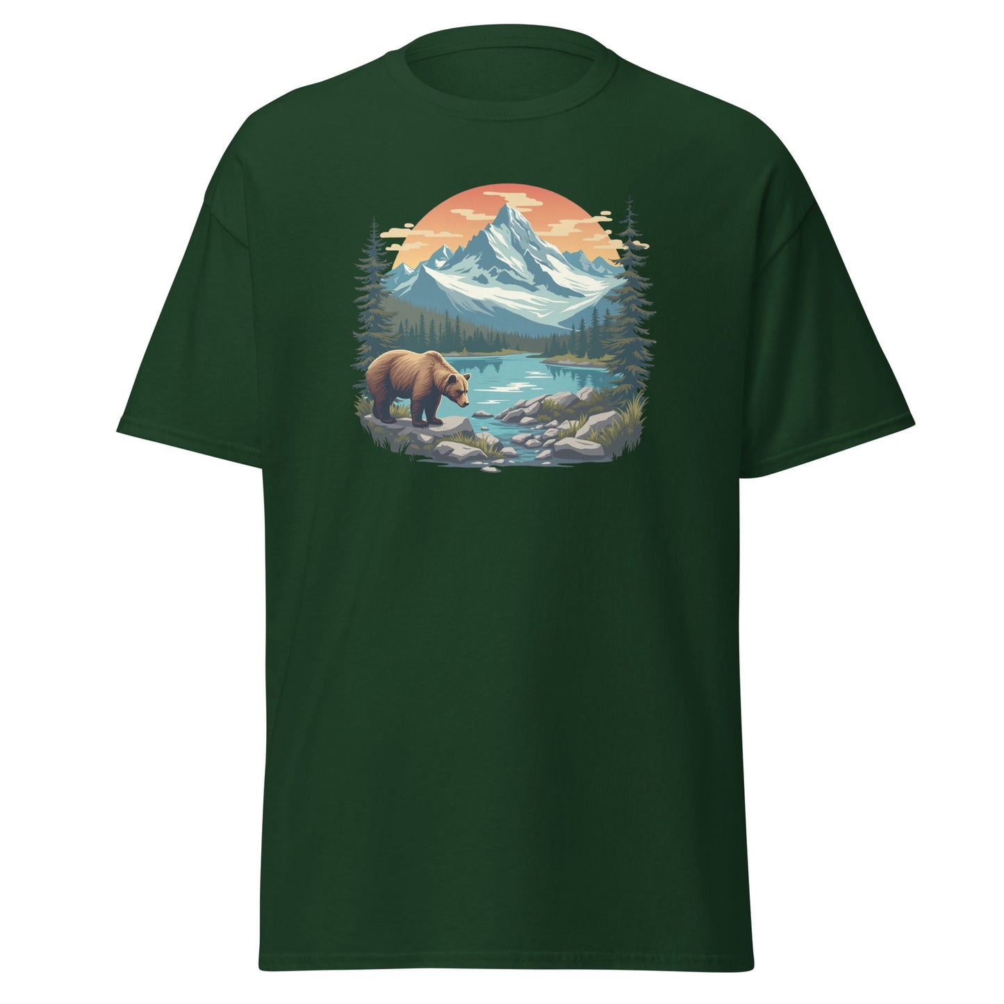 Mountain Bear Men's (Unisex) Classic Tee - Men's Shirts - Discovery Co.