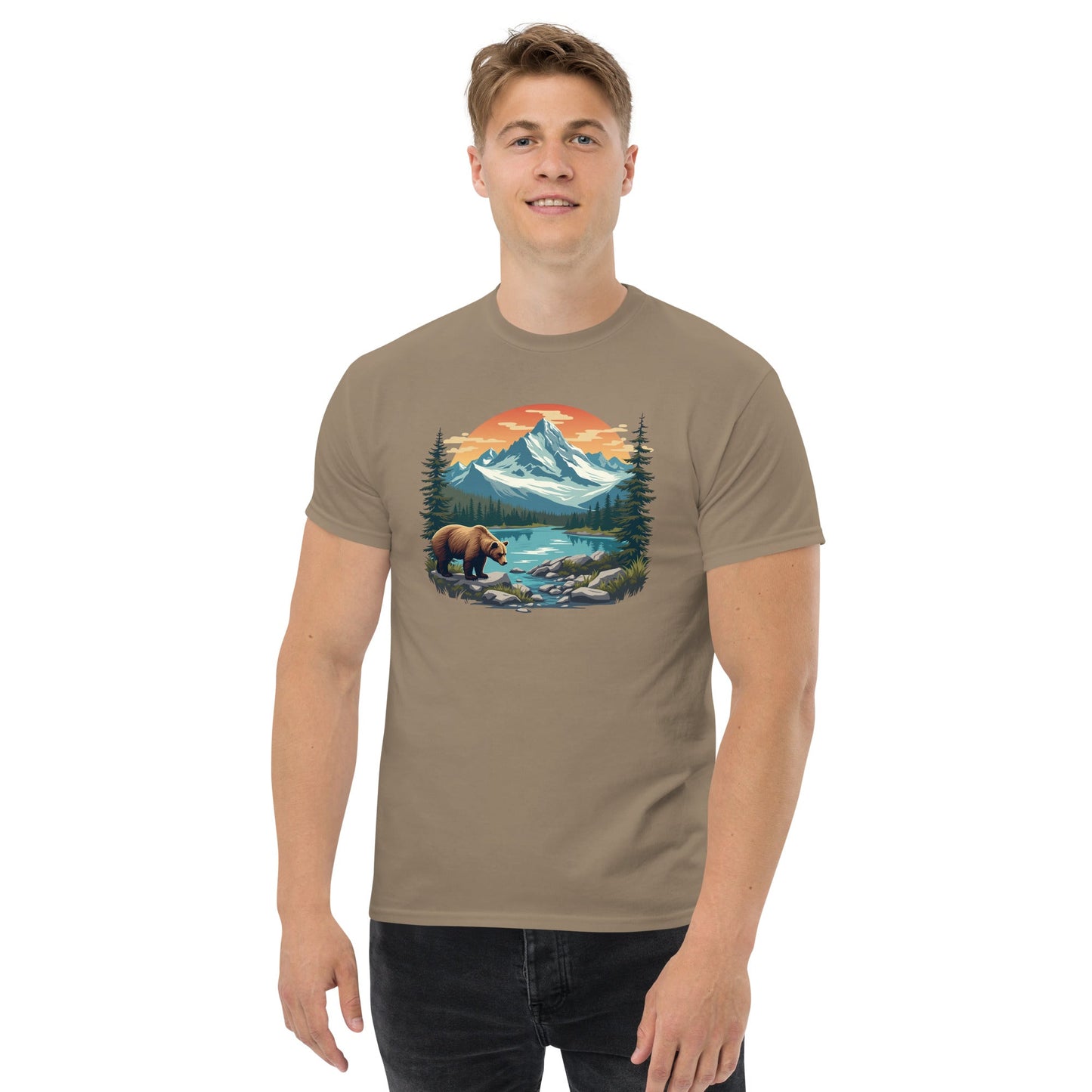 Mountain Bear Men's (Unisex) Classic Tee - Men's Shirts - Discovery Co.