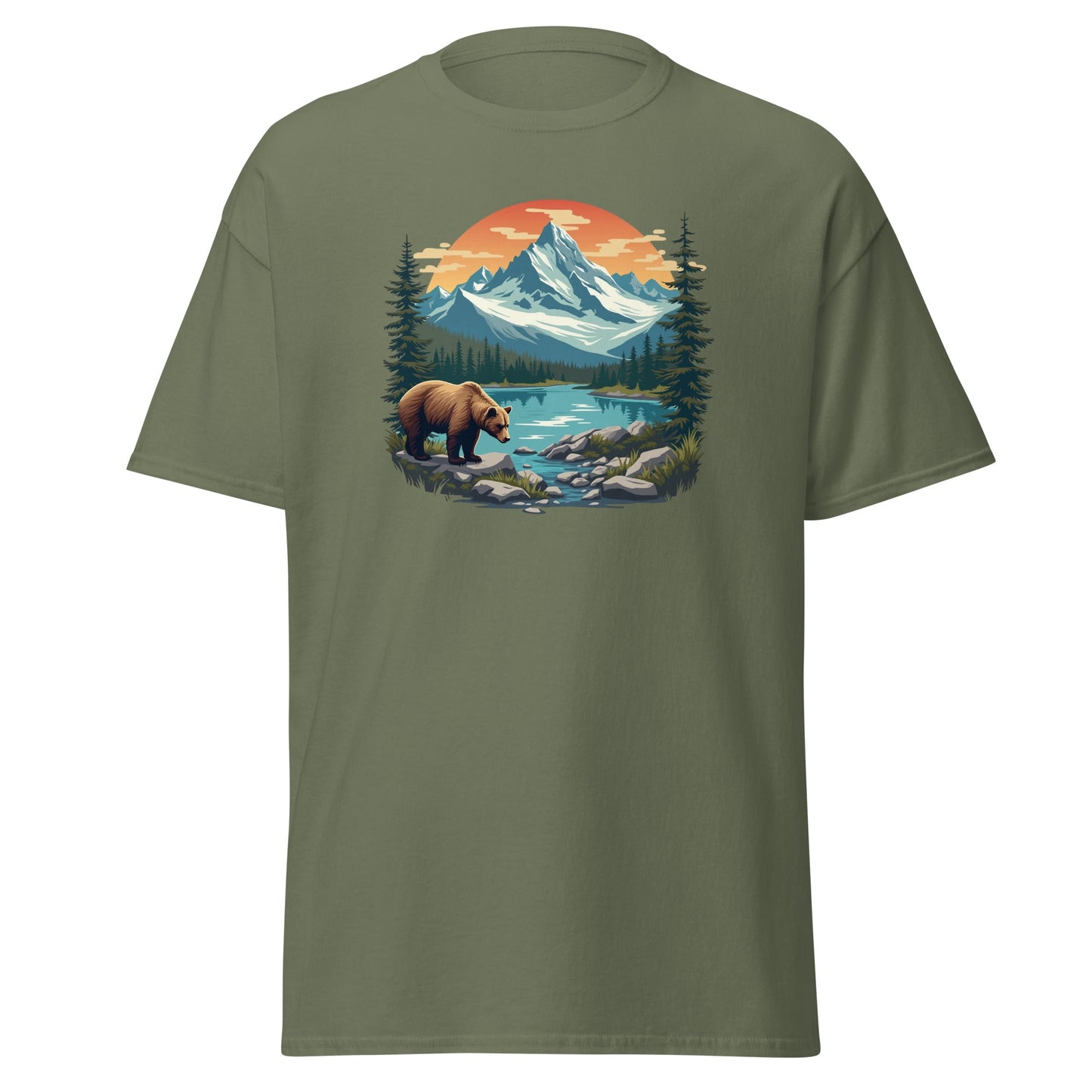 Mountain Bear Men's (Unisex) Classic Tee - Men's Shirts - Discovery Co.
