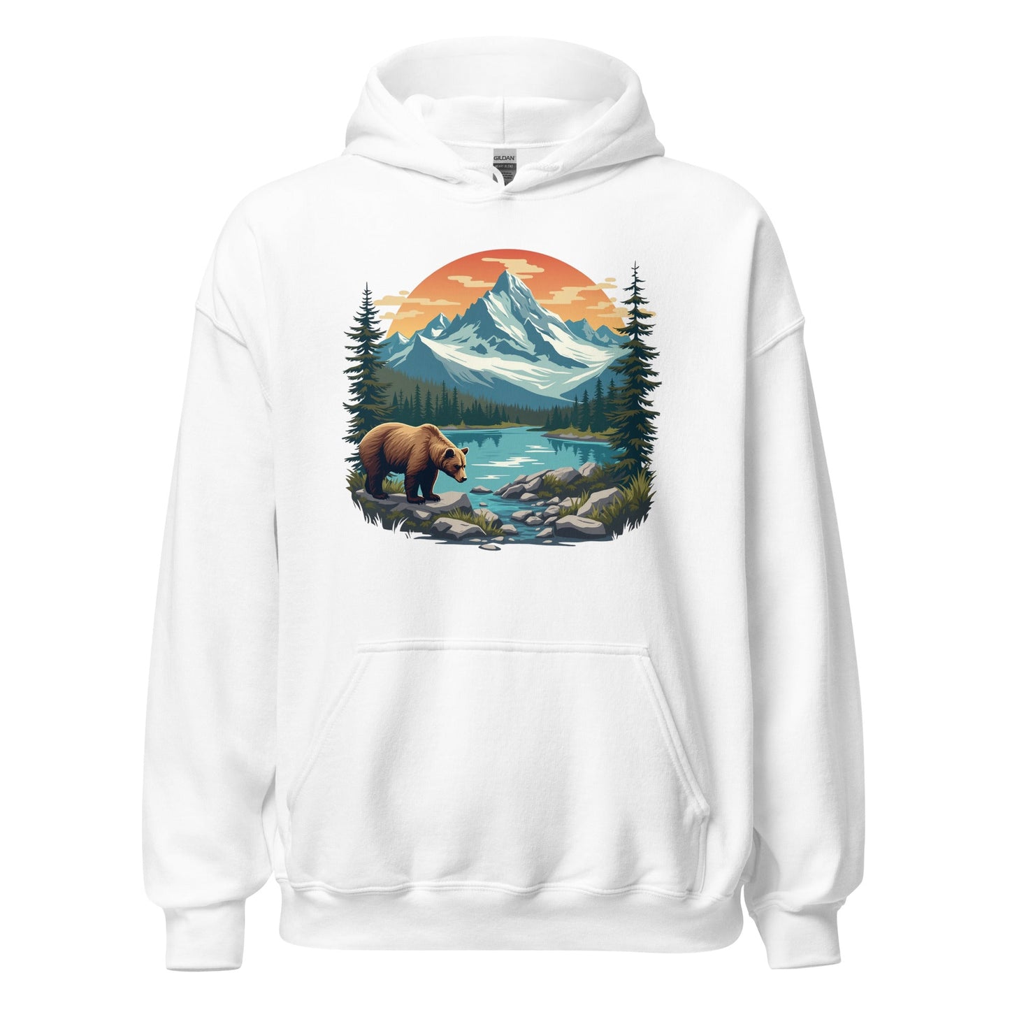Mountain Bear Men's (Unisex) Hoodie - Hoodies - Discovery Co.
