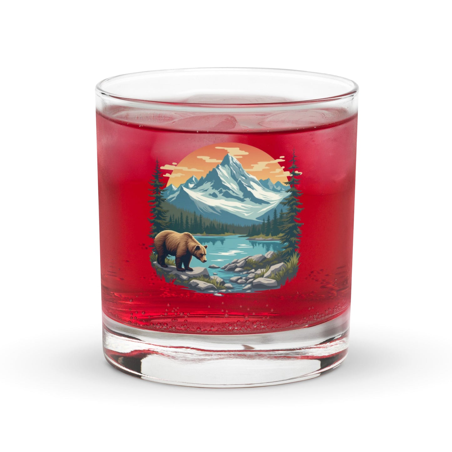 Mountain Bear Rocks Glass - Rocks Glass - Discovery Co.
