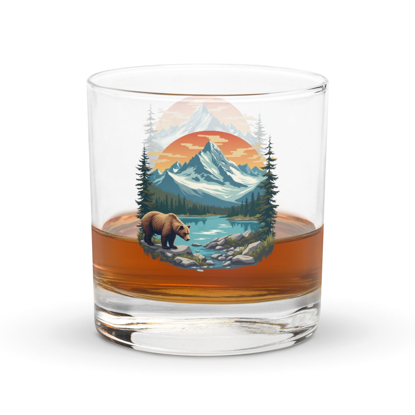 Mountain Bear Rocks Glass - Rocks Glass - Discovery Co.