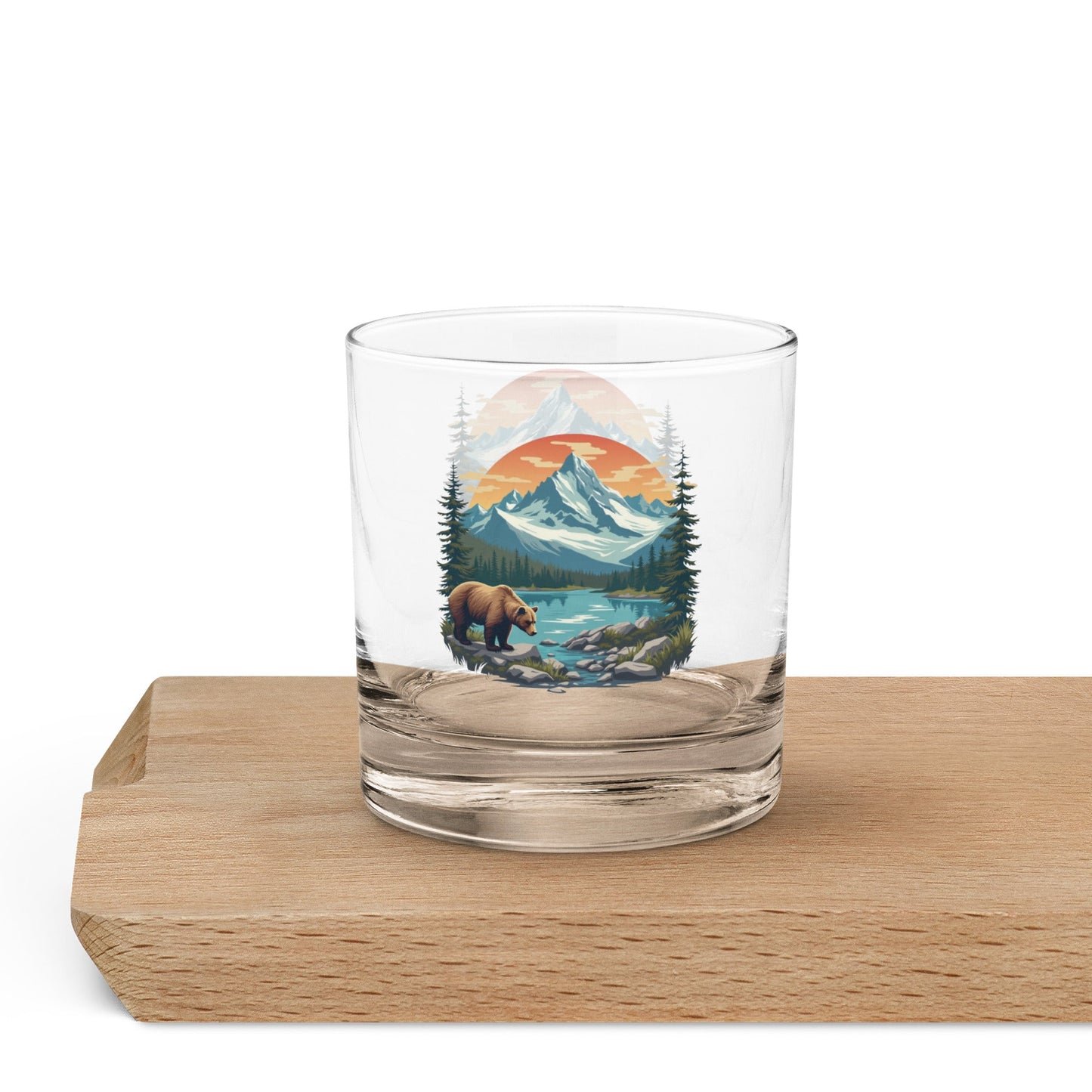 Mountain Bear Rocks Glass - Rocks Glass - Discovery Co.