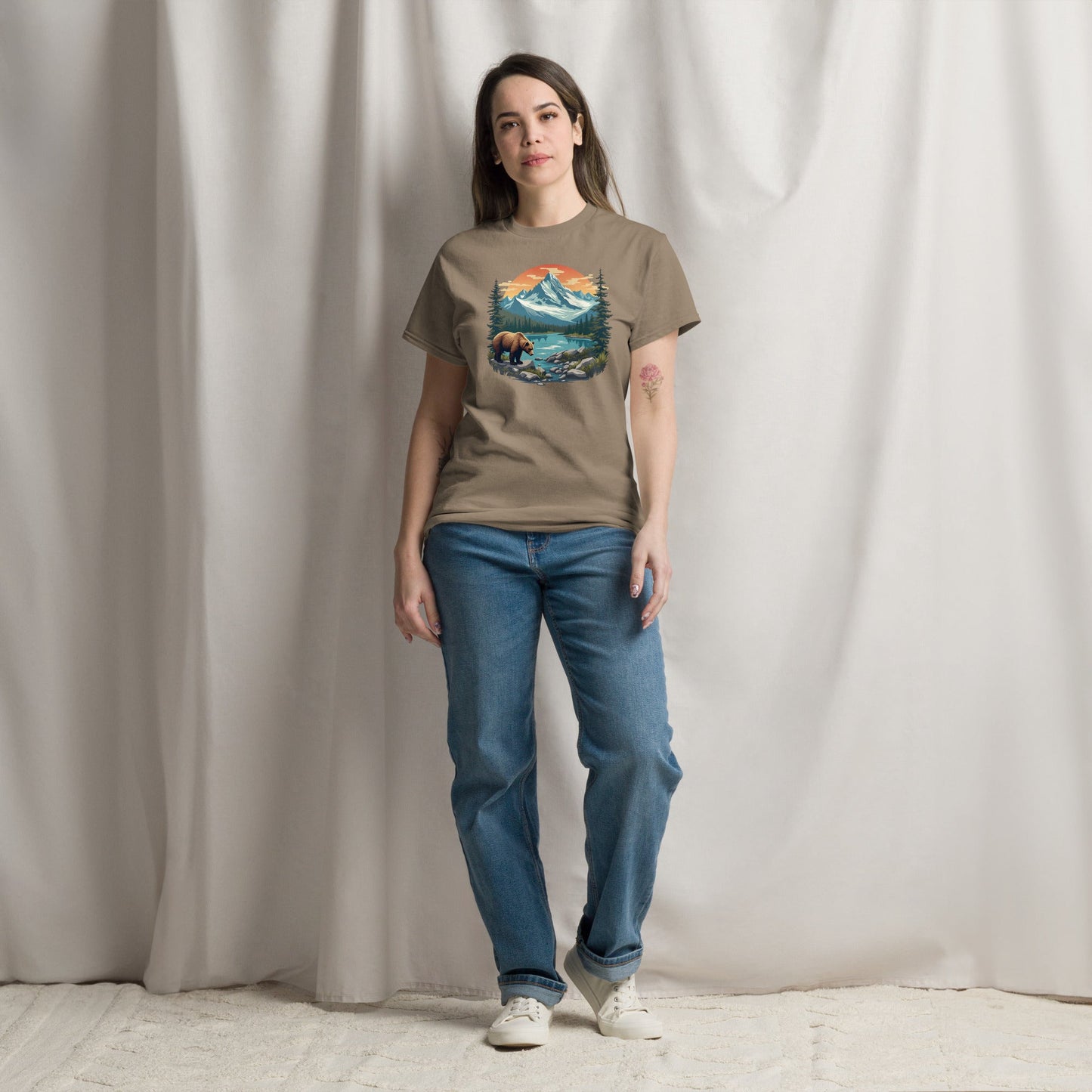 Mountain Bear Women's (Unisex) Classic Tee - Women's Shirts - Discovery Co.