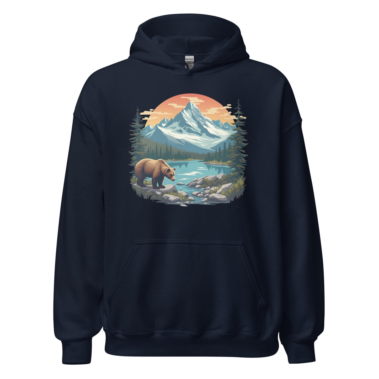 Mountain Bear Women's (Unisex) Hoodie - Hoodies - Discovery Co.