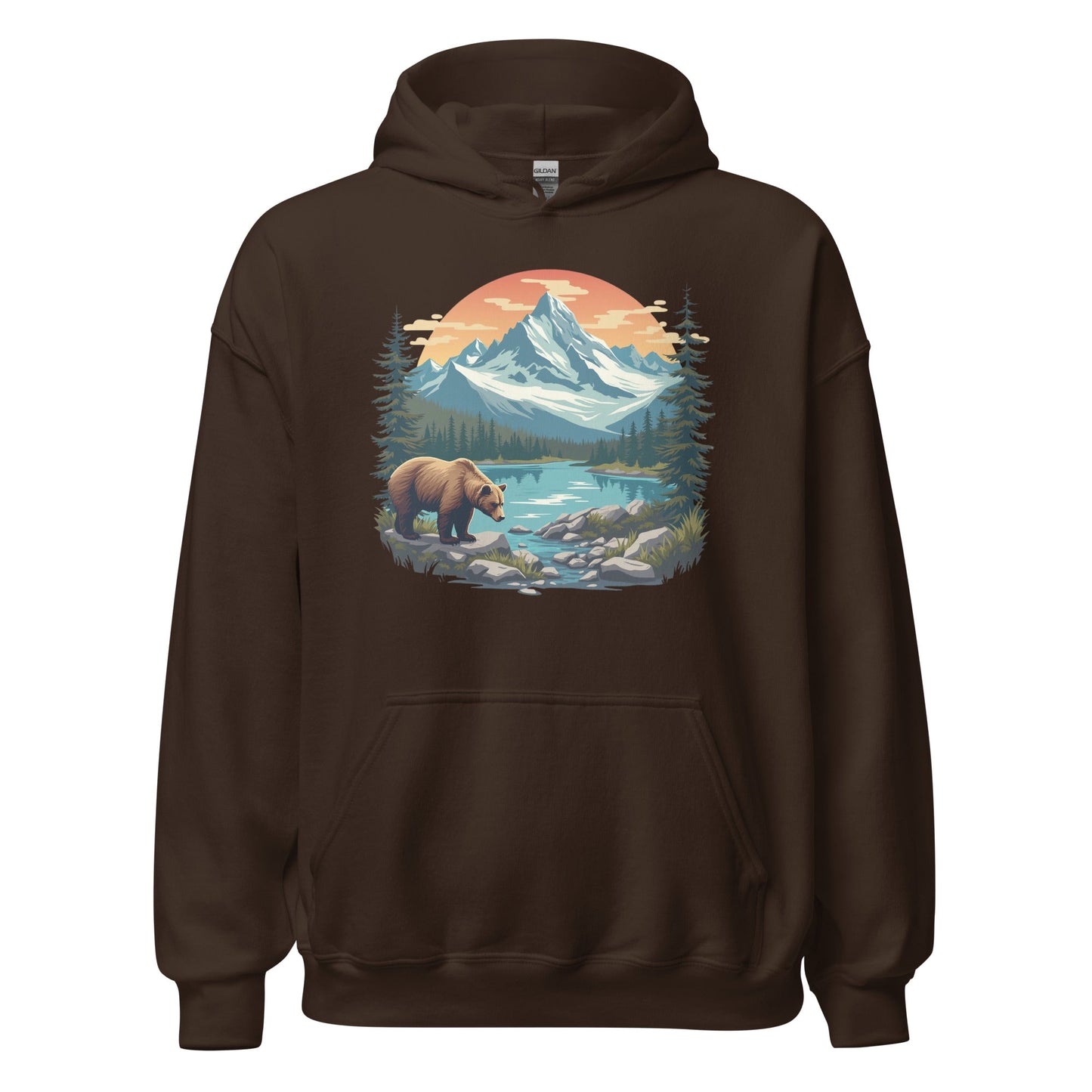 Mountain Bear Women's (Unisex) Hoodie - Hoodies - Discovery Co.