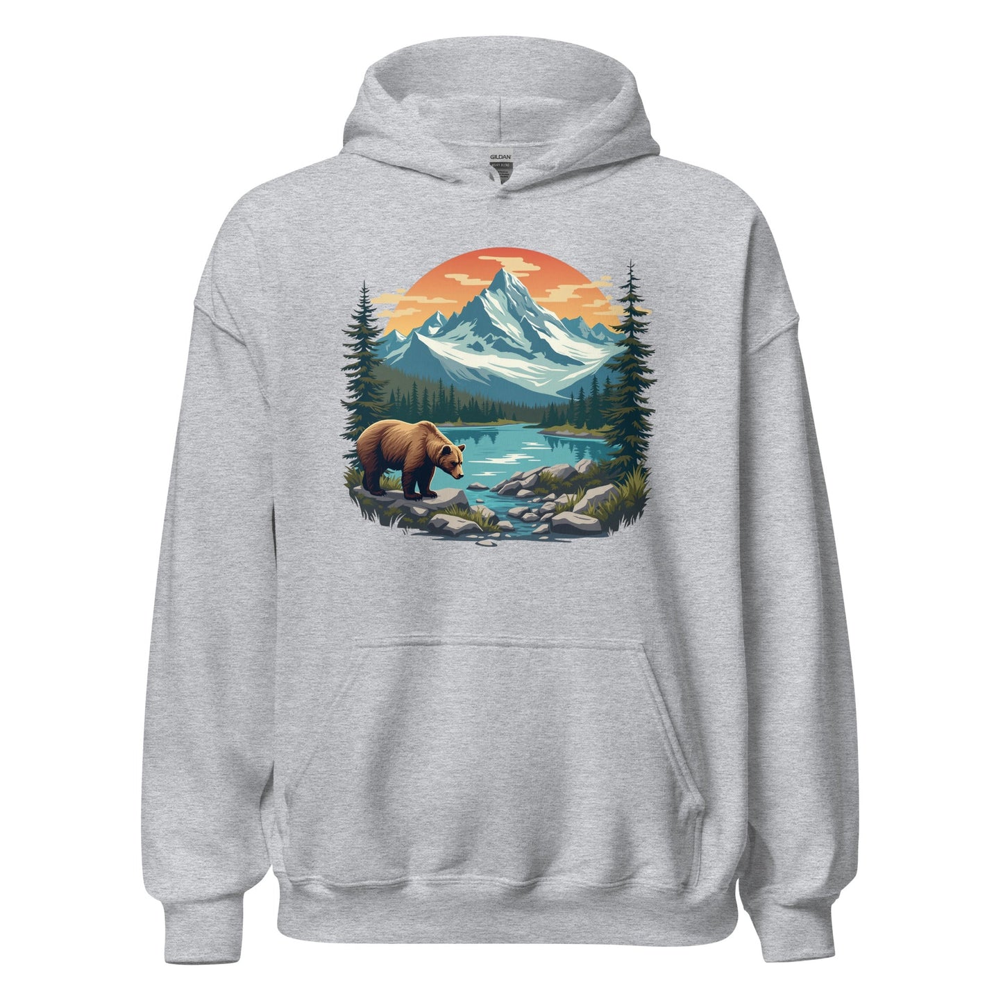 Mountain Bear Women's (Unisex) Hoodie - Hoodies - Discovery Co.