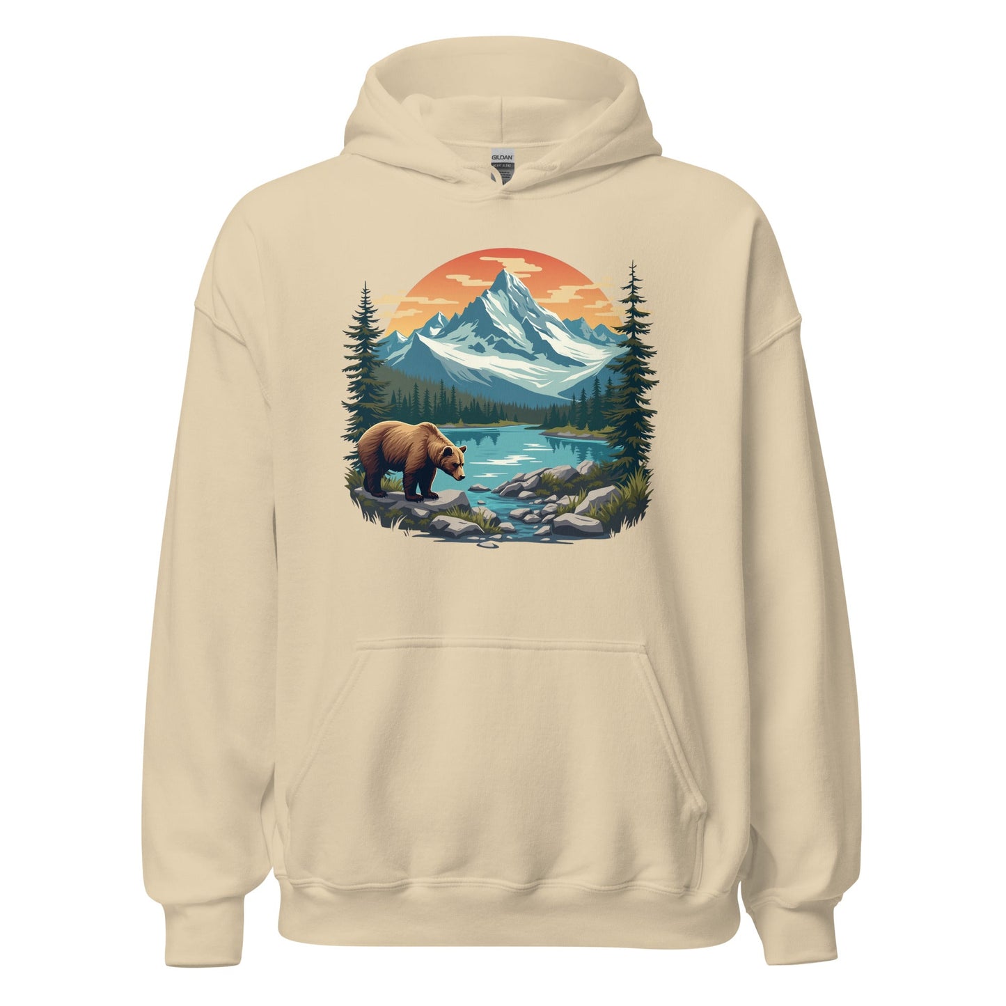 Mountain Bear Women's (Unisex) Hoodie - Hoodies - Discovery Co.