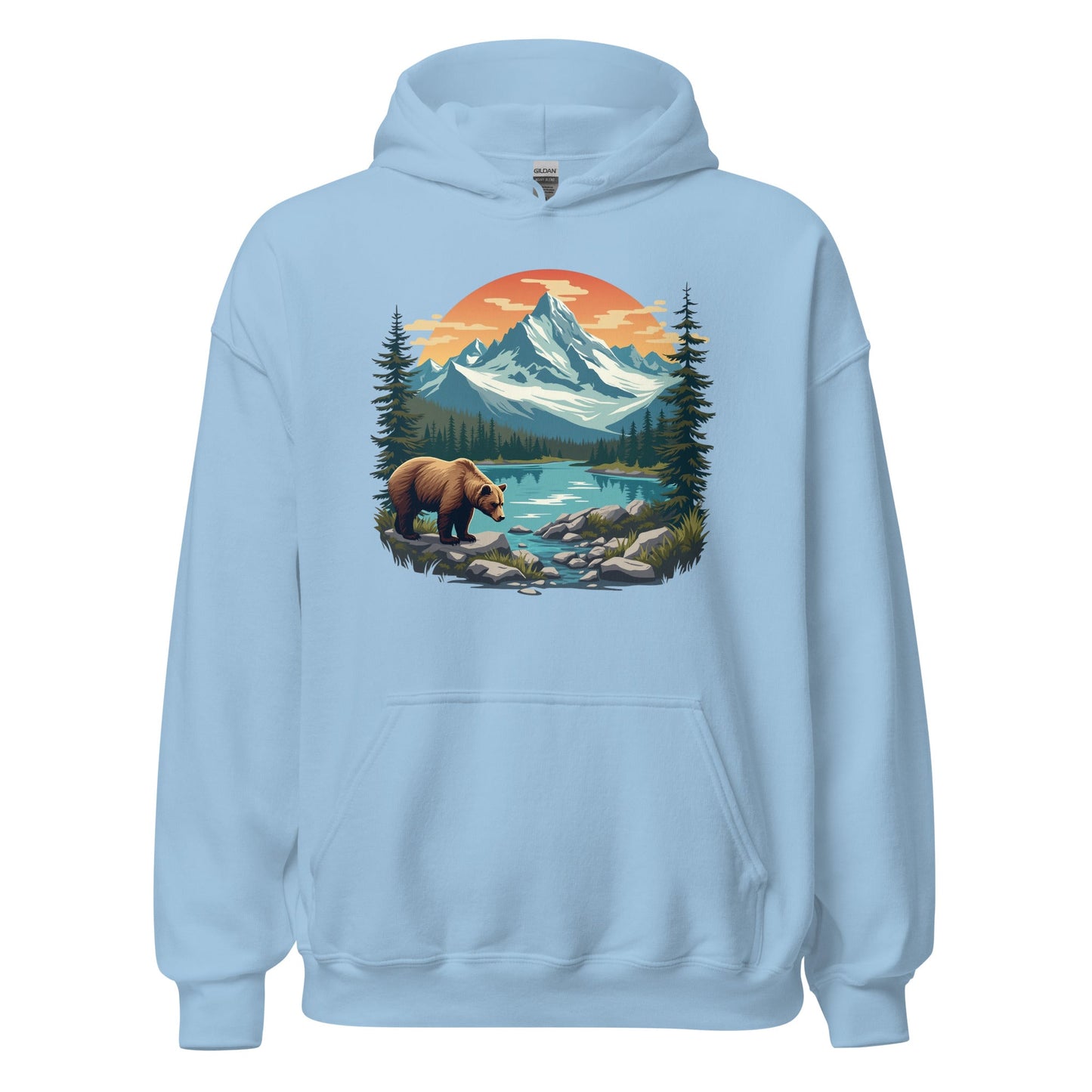 Mountain Bear Women's (Unisex) Hoodie - Hoodies - Discovery Co.
