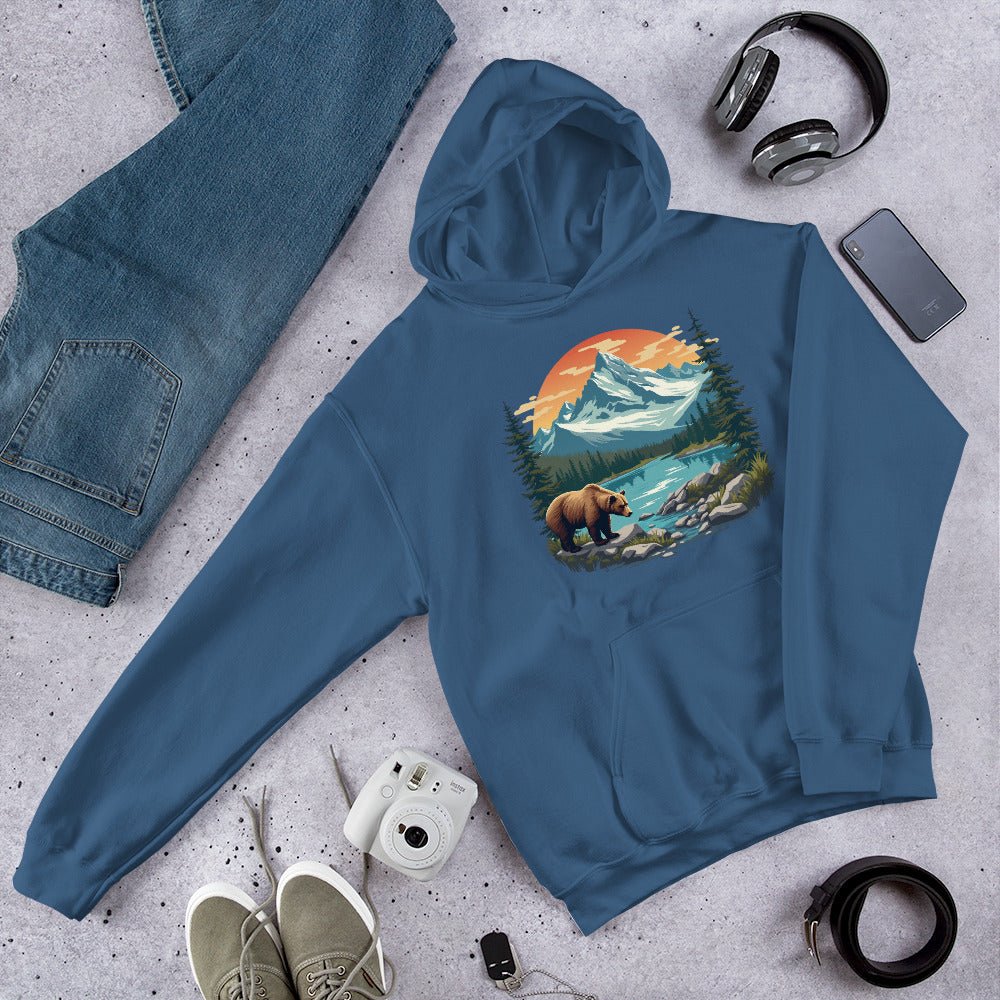Mountain Bear Women's (Unisex) Hoodie - Hoodies - Discovery Co.