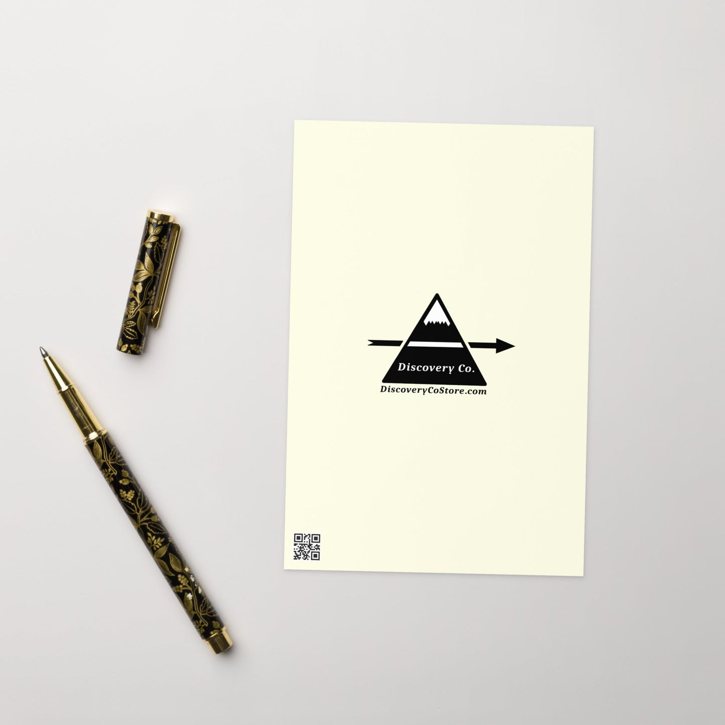 Mountain Biker - UFO Abduction Greeting Card - Greeting Card - Discovery Co.