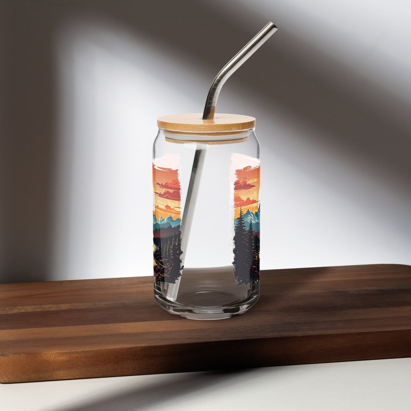 Mountain Stream Can - Shaped Glass - Can - Shaped Glass - Discovery Co.
