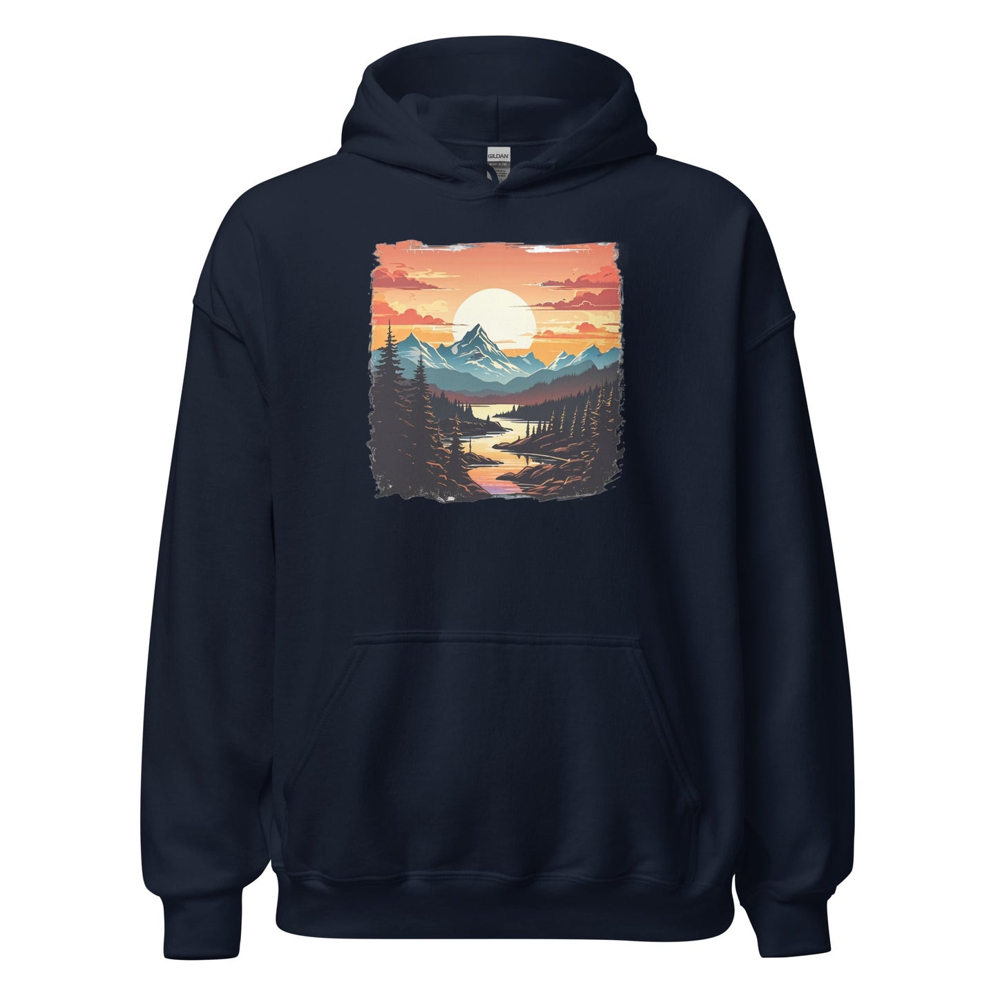 Mountain Stream Men's (Unisex) Hoodie - Men's Shirts - Discovery Co.