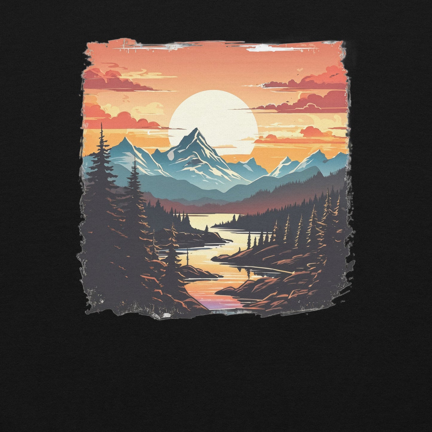 Mountain Stream Men's (Unisex) Hoodie - Men's Shirts - Discovery Co.
