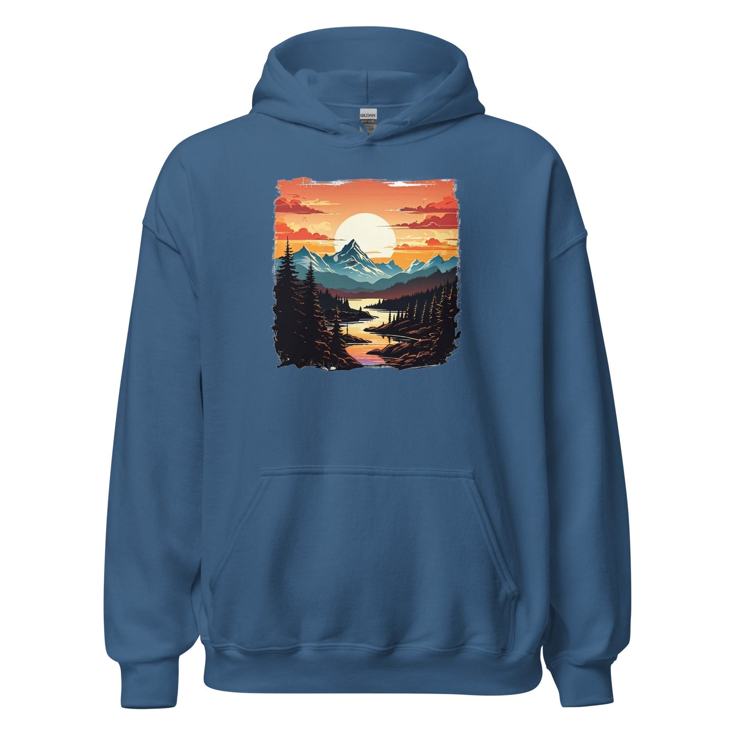 Mountain Stream Men's (Unisex) Hoodie - Men's Shirts - Discovery Co.