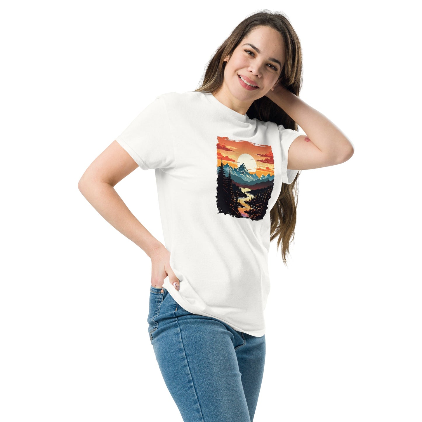 Mountain Stream Women's (Unisex) Classic Tee - Women's Shirts - Discovery Co.