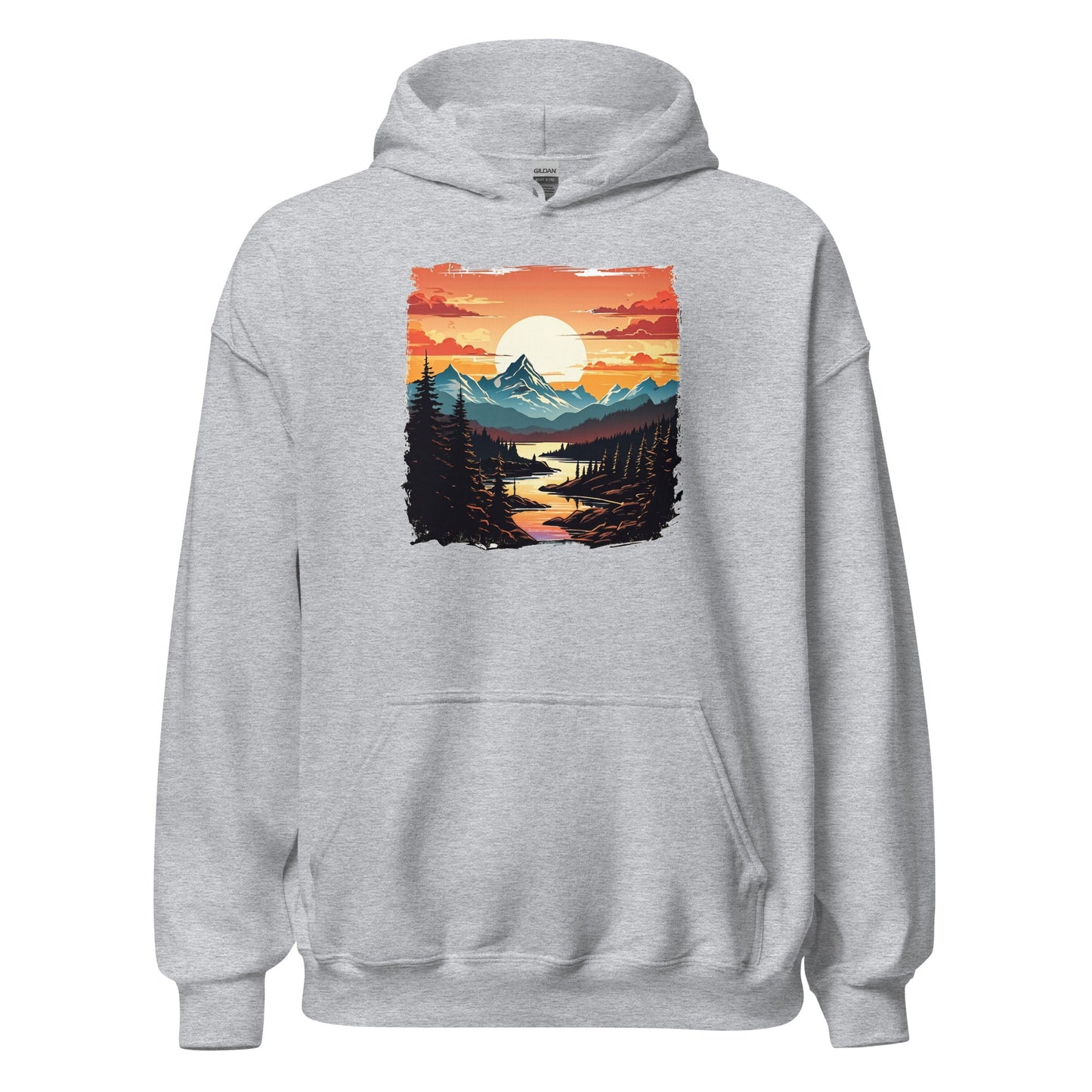 Mountain Stream Women's (Unisex) Hoodie - Hoodies - Discovery Co.