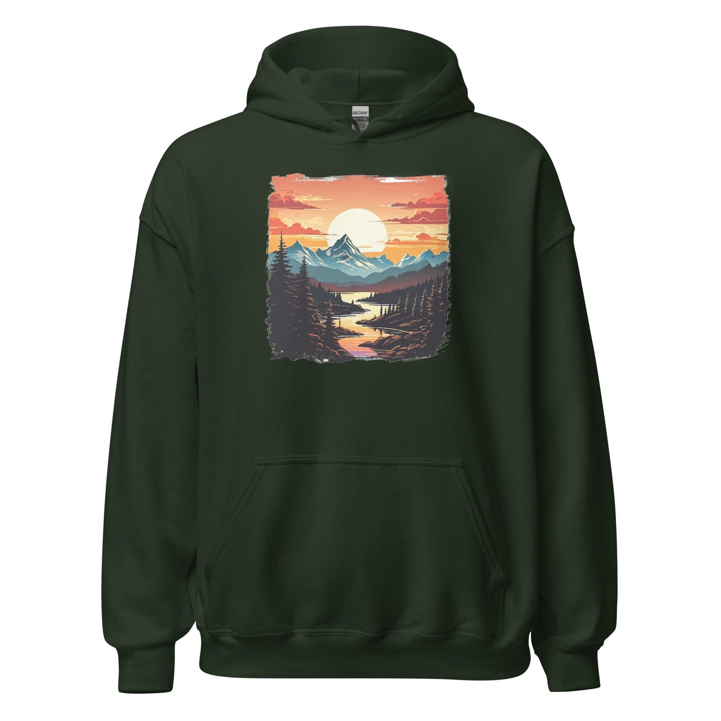 Mountain Stream Women's (Unisex) Hoodie - Hoodies - Discovery Co.